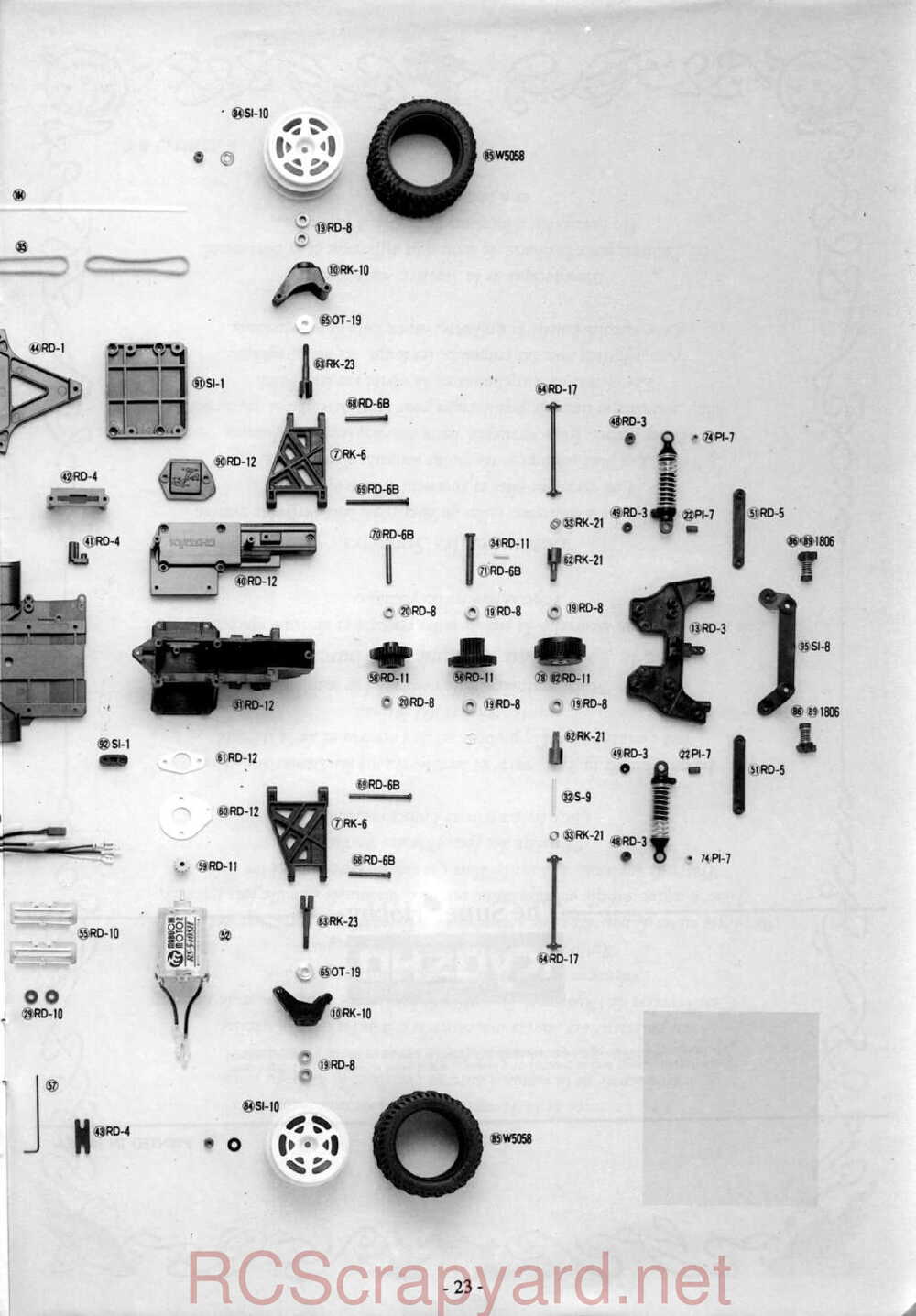 Kyosho - 3163 - Citroen-ZX Rallye Raid - Manual - Page 23