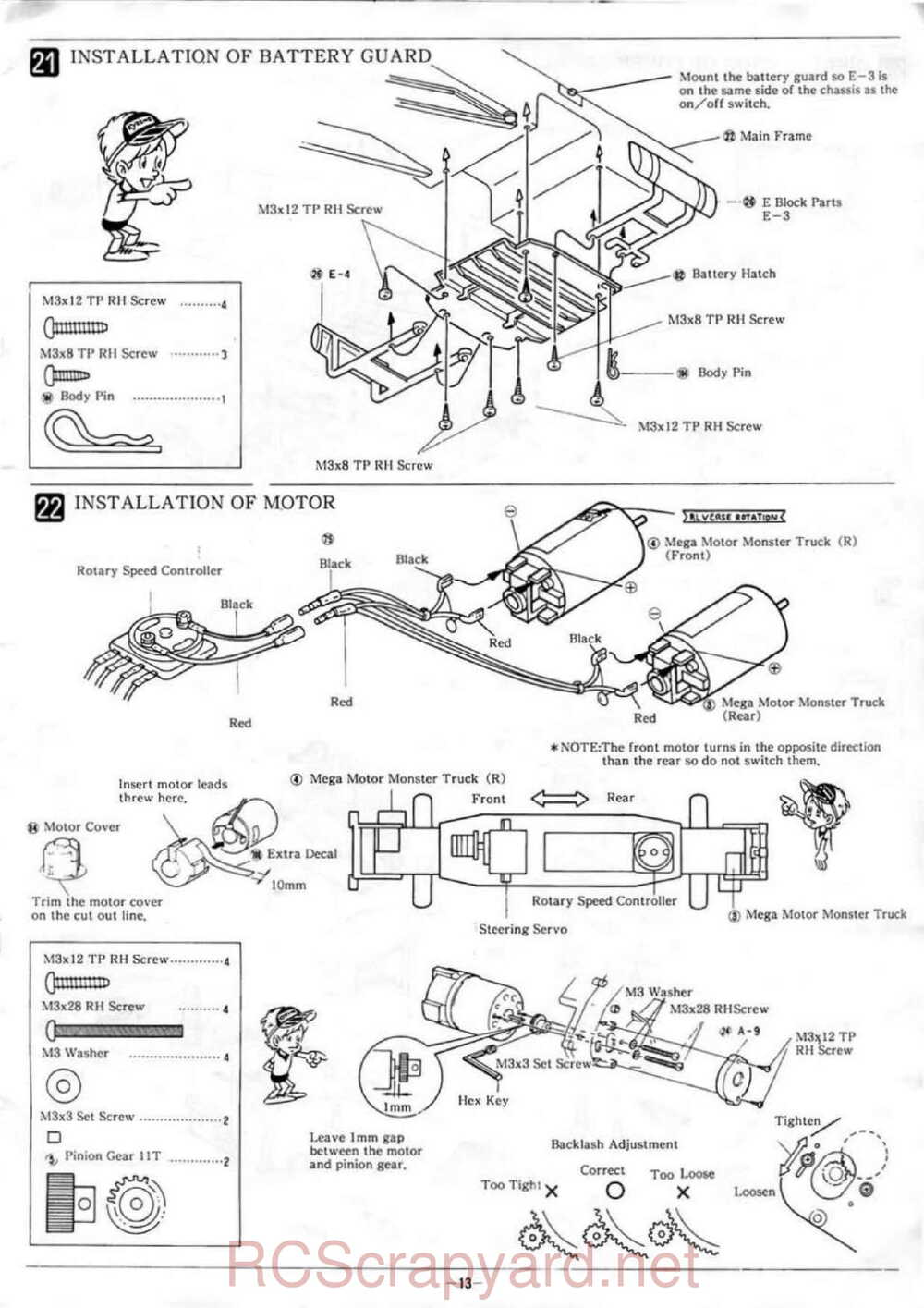 Kyosho - 3165 - USA-1 Electric - Manual - Page 12