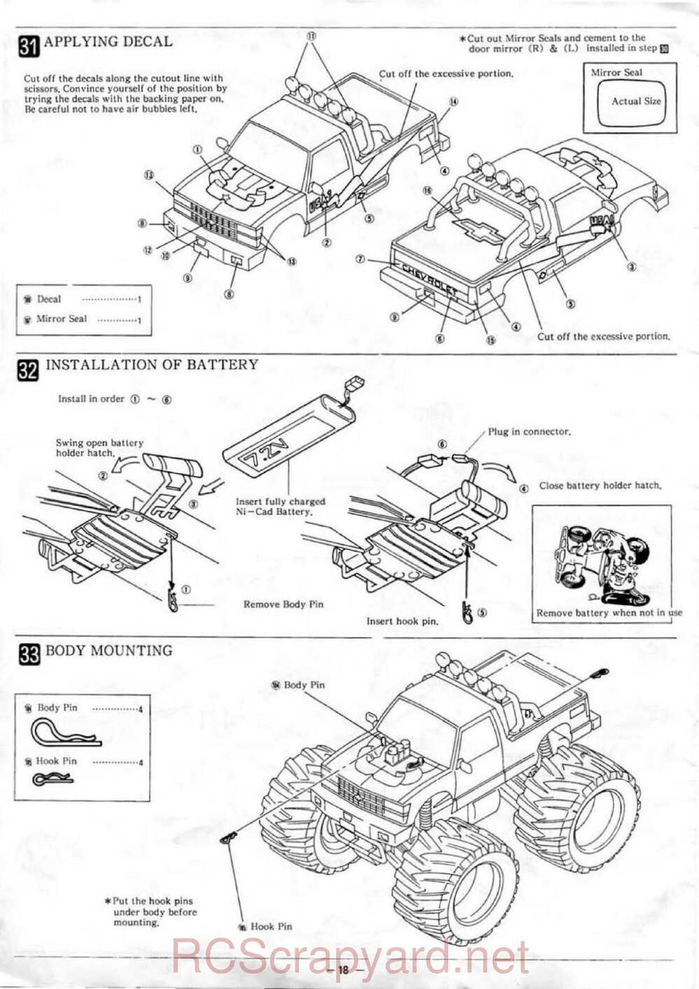 Kyosho - 3165 - USA-1 Electric - Manual - Page 17