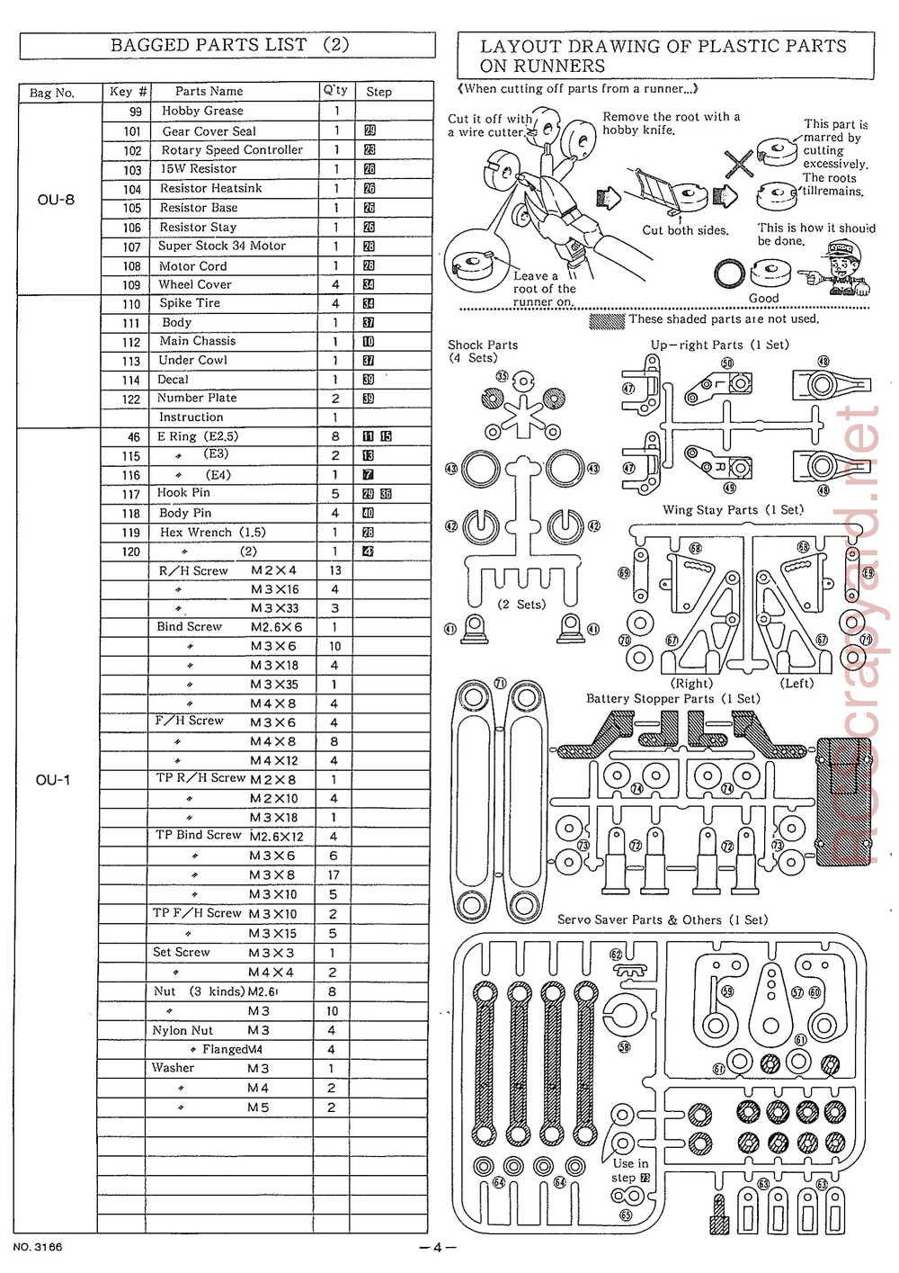 Kyosho - 3166 - Outlaw-Ultima Truck - Manual - Page 04