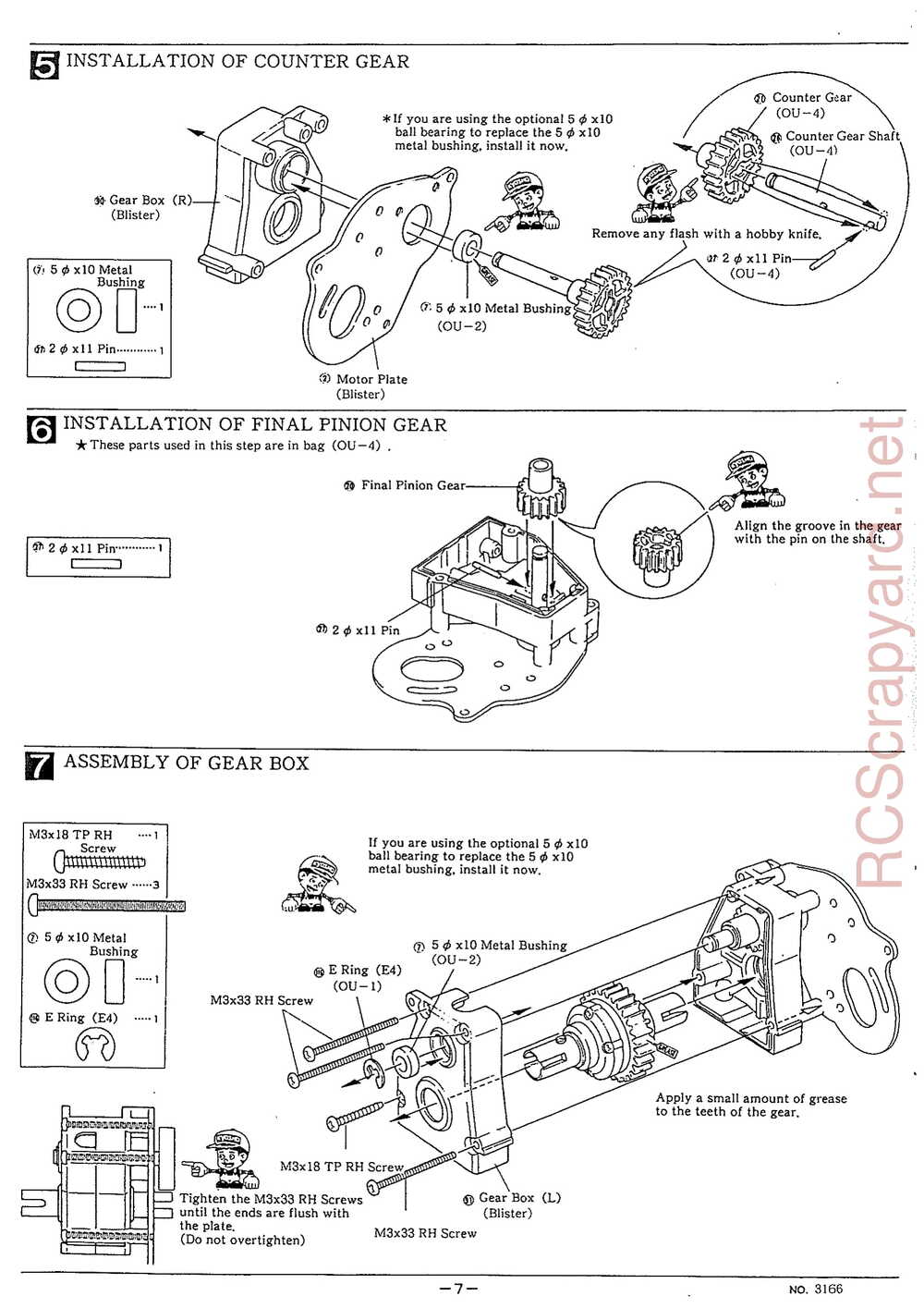 Kyosho - 3166 - Outlaw-Ultima Truck - Manual - Page 07