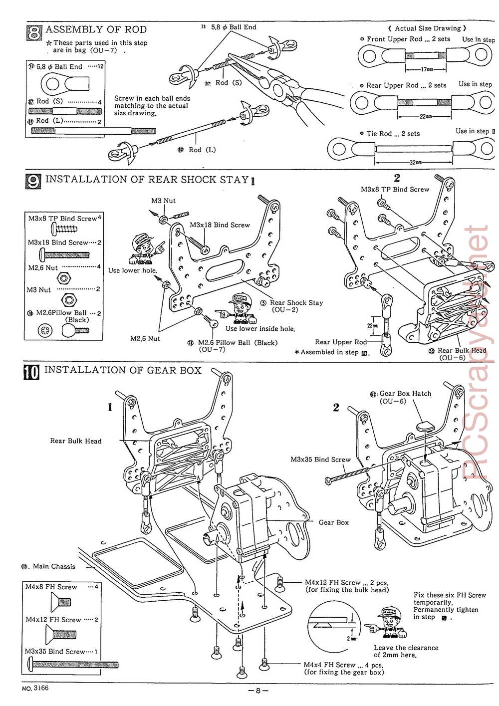 Kyosho - 3166 - Outlaw-Ultima Truck - Manual - Page 08