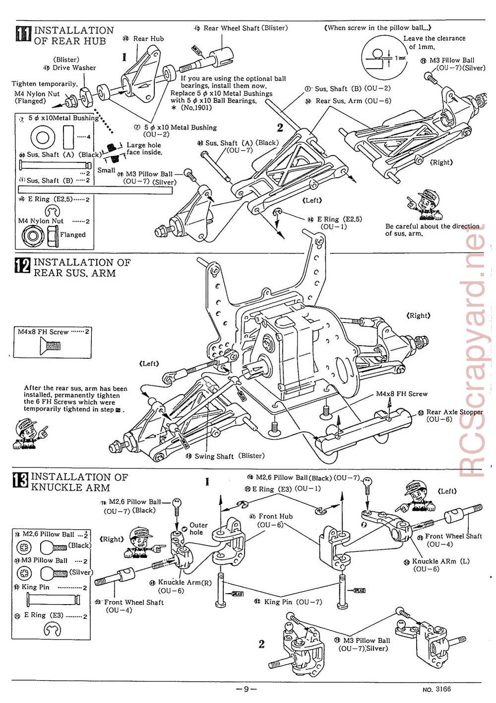 Kyosho - 3166 - Outlaw-Ultima Truck - Manual - Page 09