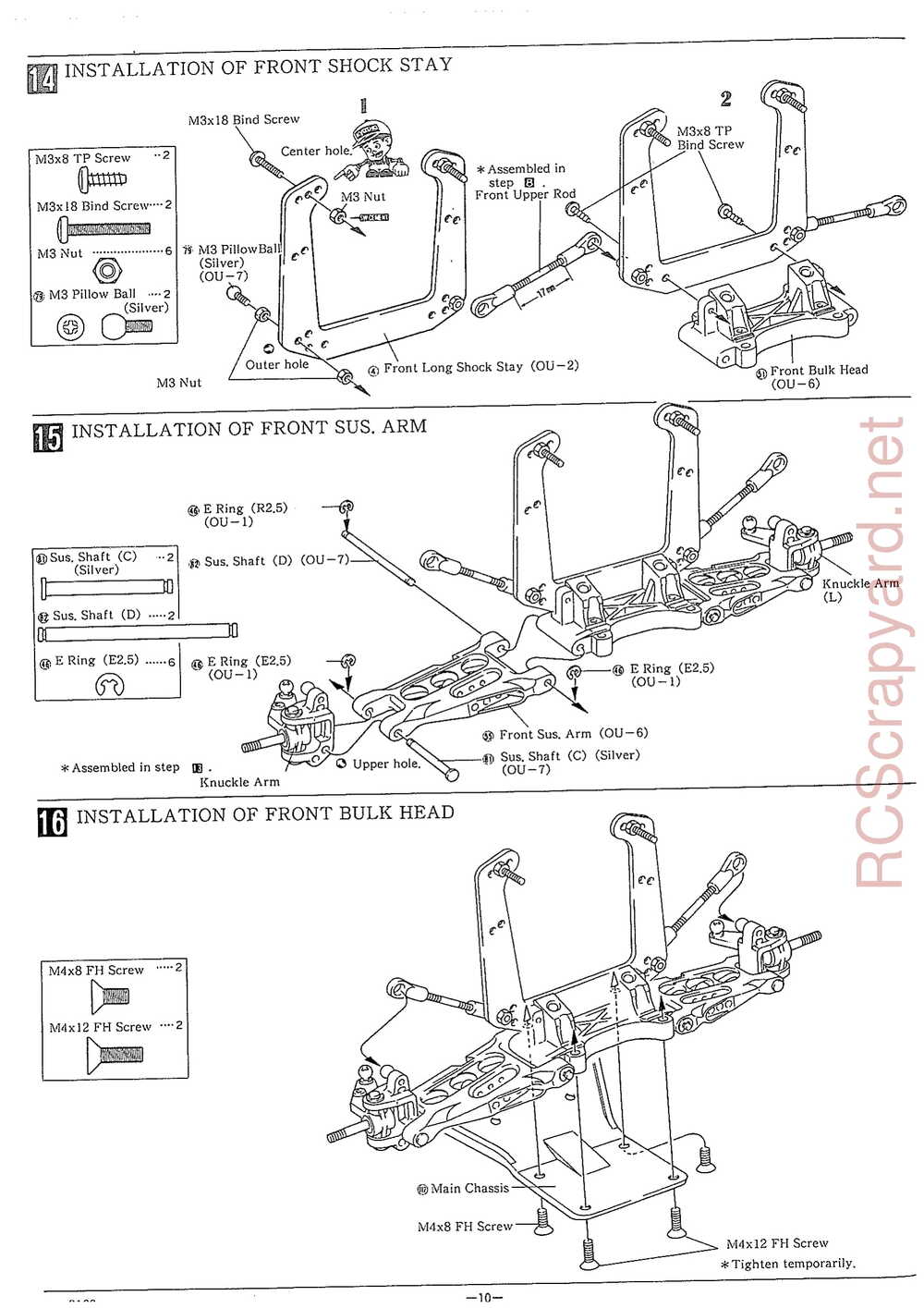 Kyosho - 3166 - Outlaw-Ultima Truck - Manual - Page 10