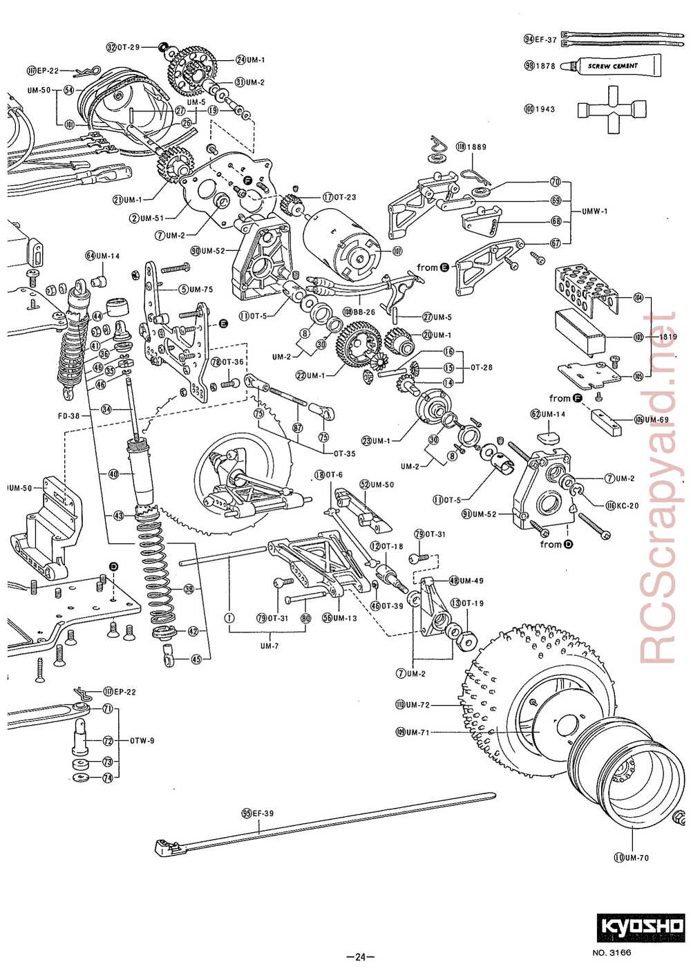Kyosho - 3166 - Outlaw-Ultima Truck - Manual - Page 15
