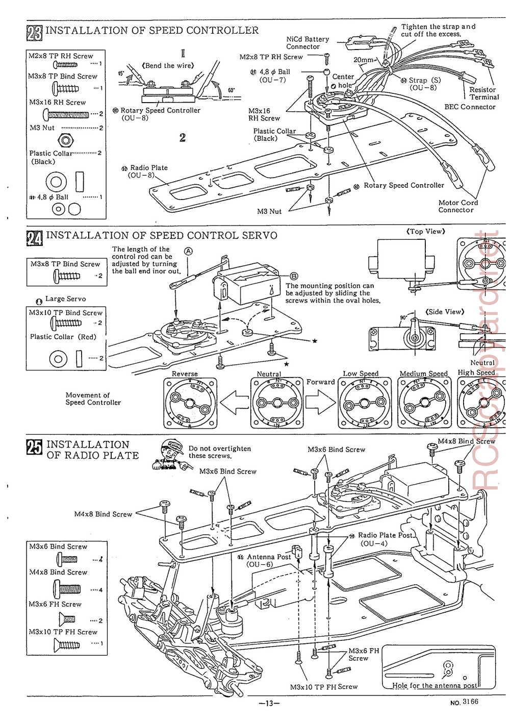 Kyosho - 3166 - Outlaw-Ultima Truck - Manual - Page 17