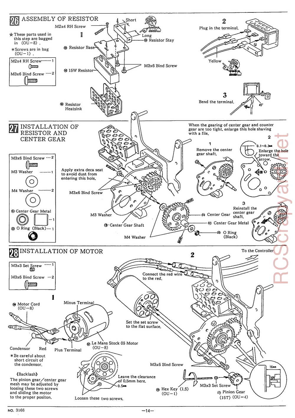 Kyosho - 3166 - Outlaw-Ultima Truck - Manual - Page 18