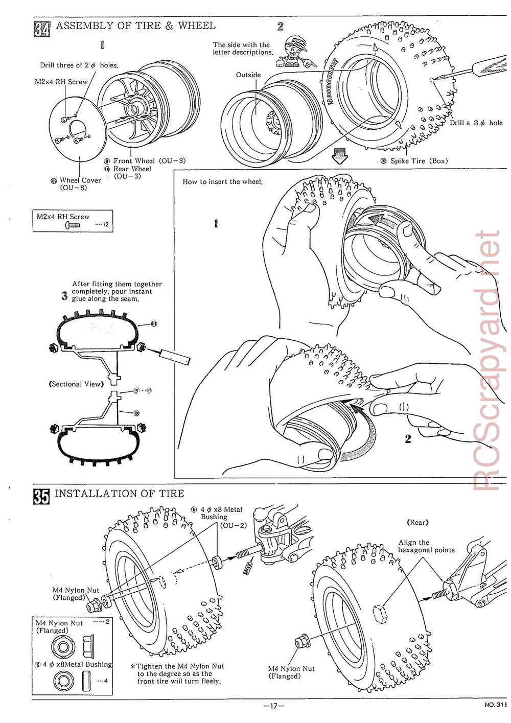 Kyosho - 3166 - Outlaw-Ultima Truck - Manual - Page 21