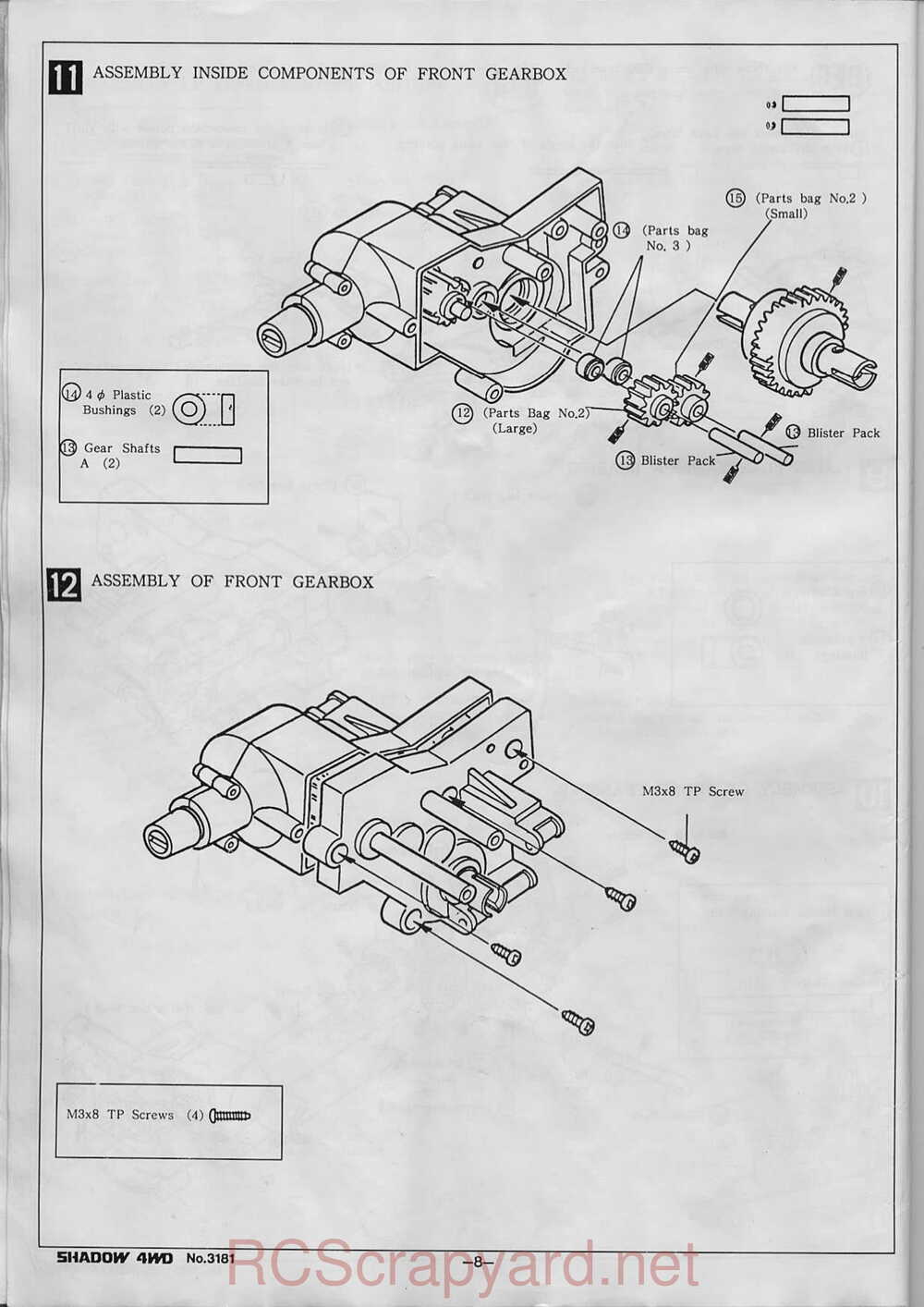 Kyosho - 3181 - Shadow-4WD - Manual - Page 08