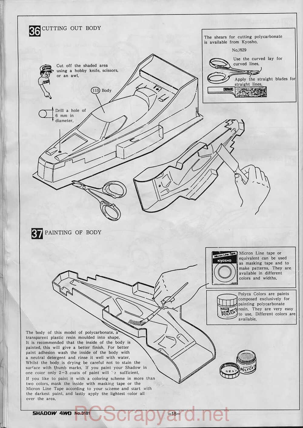 Kyosho - 3181 - Shadow-4WD - Manual - Page 18