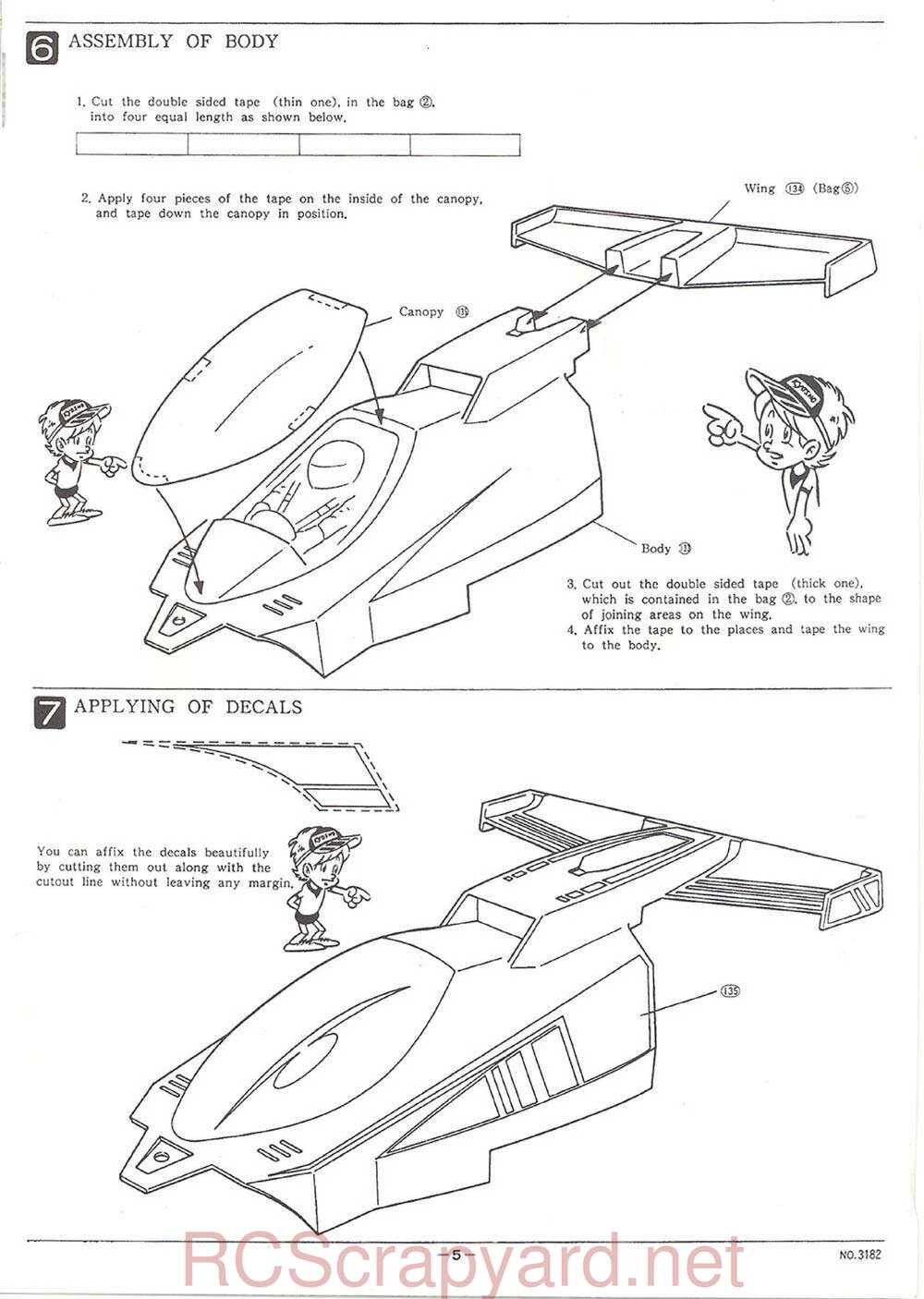 Kyosho - 3182 - Aero-Streak - Manual - Page 05
