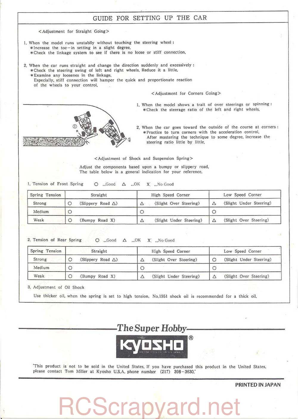 Kyosho - 3182 - Aero-Streak - Manual - Page 12