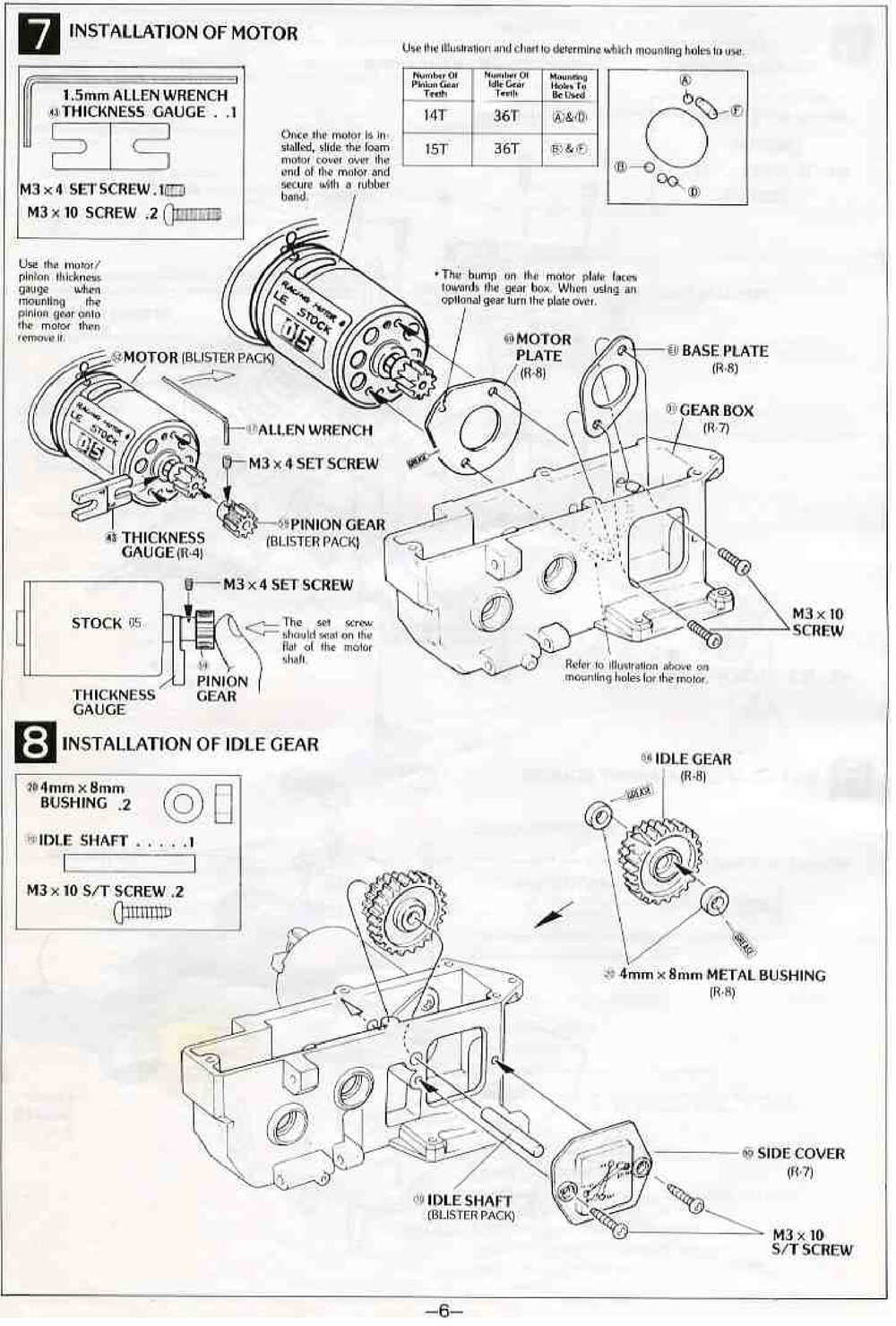 Kyosho - 3184 - Raider - Manual - Page 06