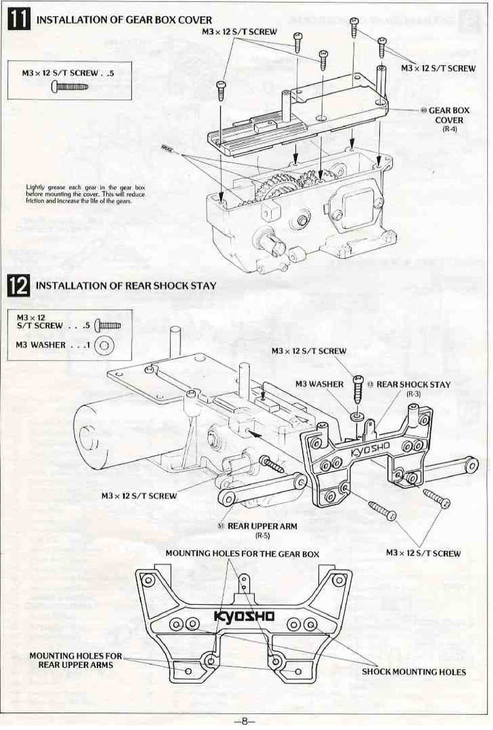 Kyosho - 3184 - Raider - Manual - Page 08