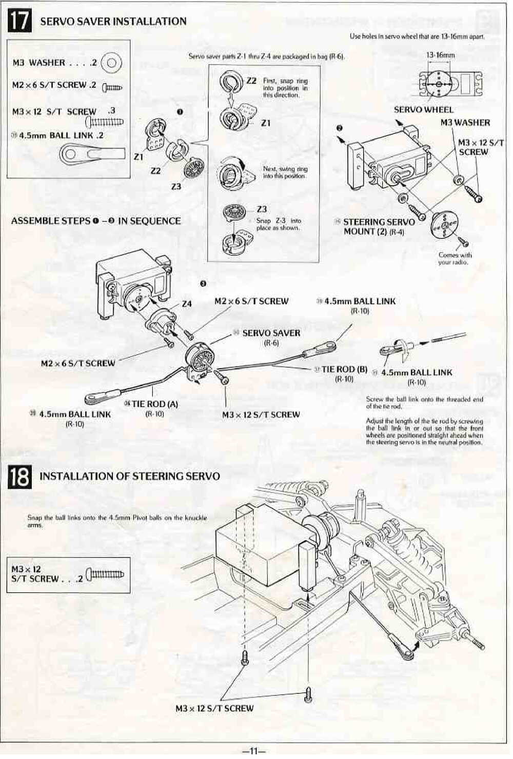 Kyosho - 3184 - Raider - Manual - Page 11