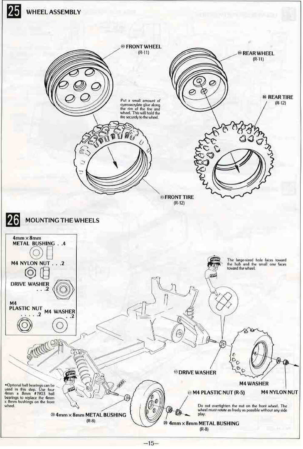 Kyosho - 3184 - Raider - Manual - Page 15