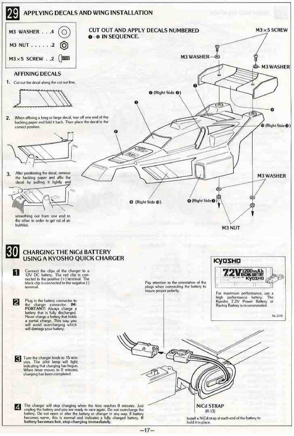 Kyosho - 3184 - Raider - Manual - Page 17