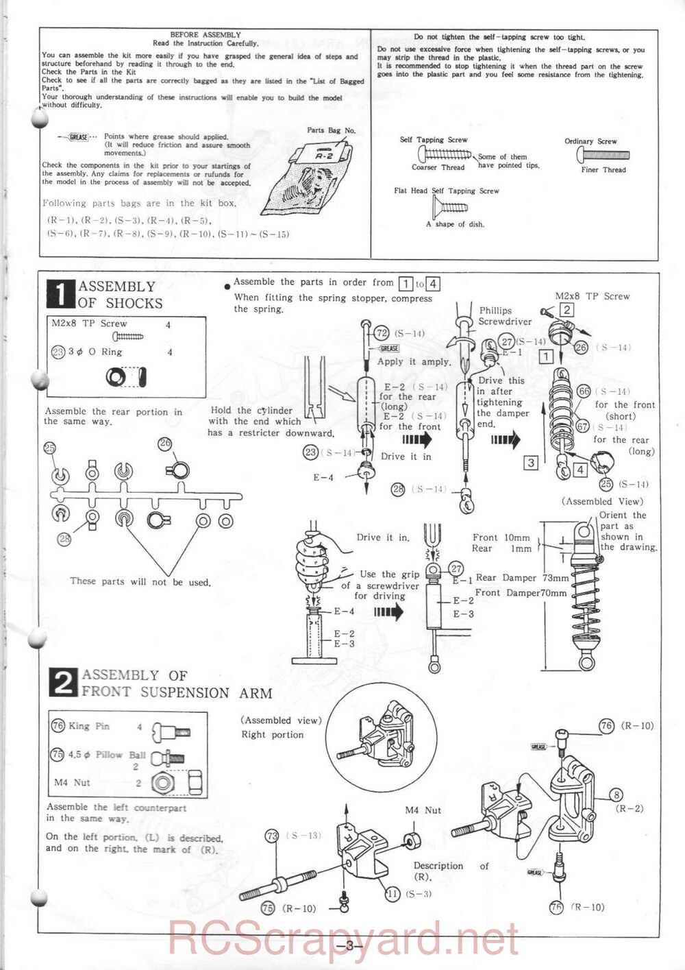 Kyosho - 3197 - Raider-Pro - Manual - Page 03