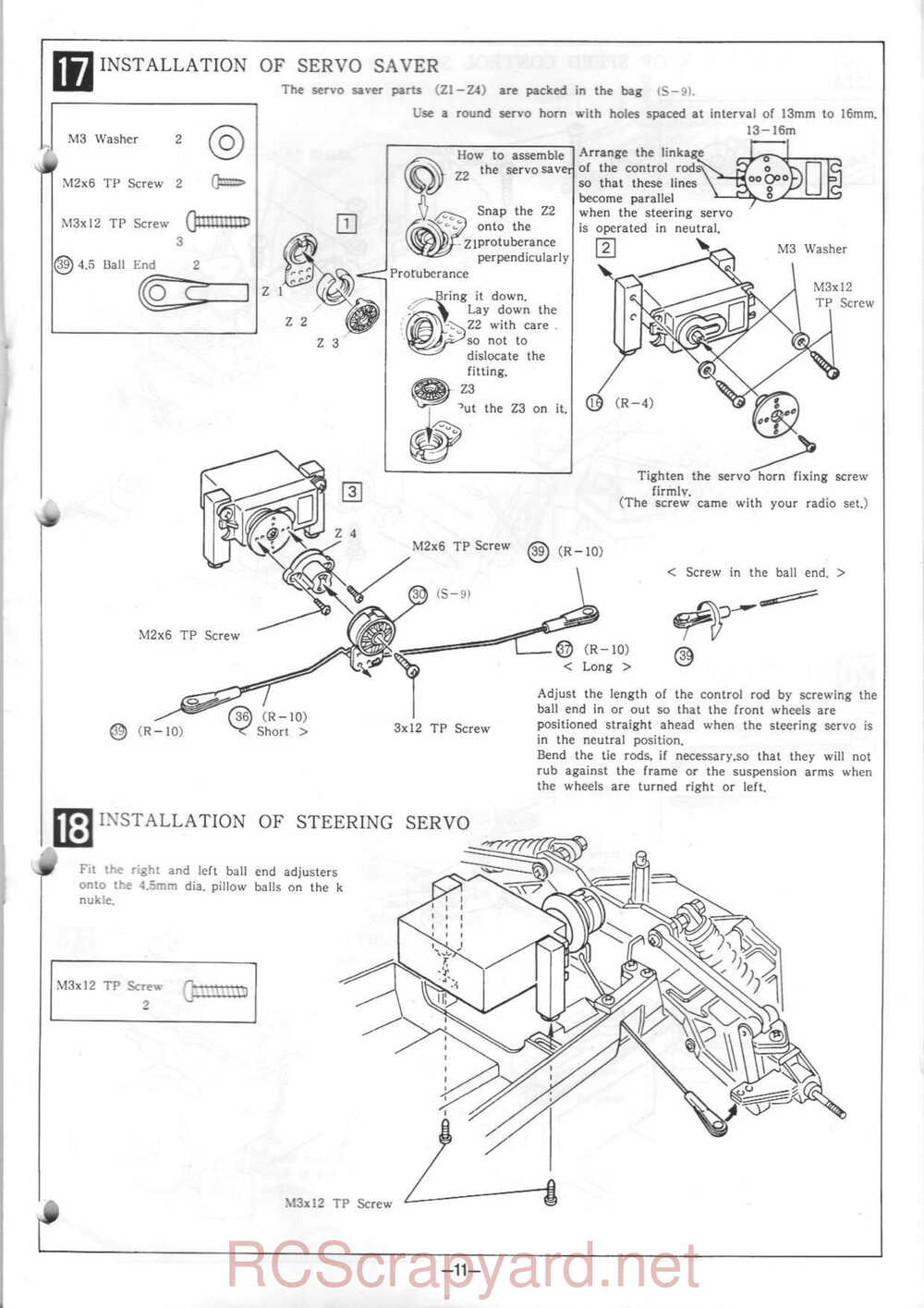 Kyosho - 3197 - Raider-Pro - Manual - Page 11