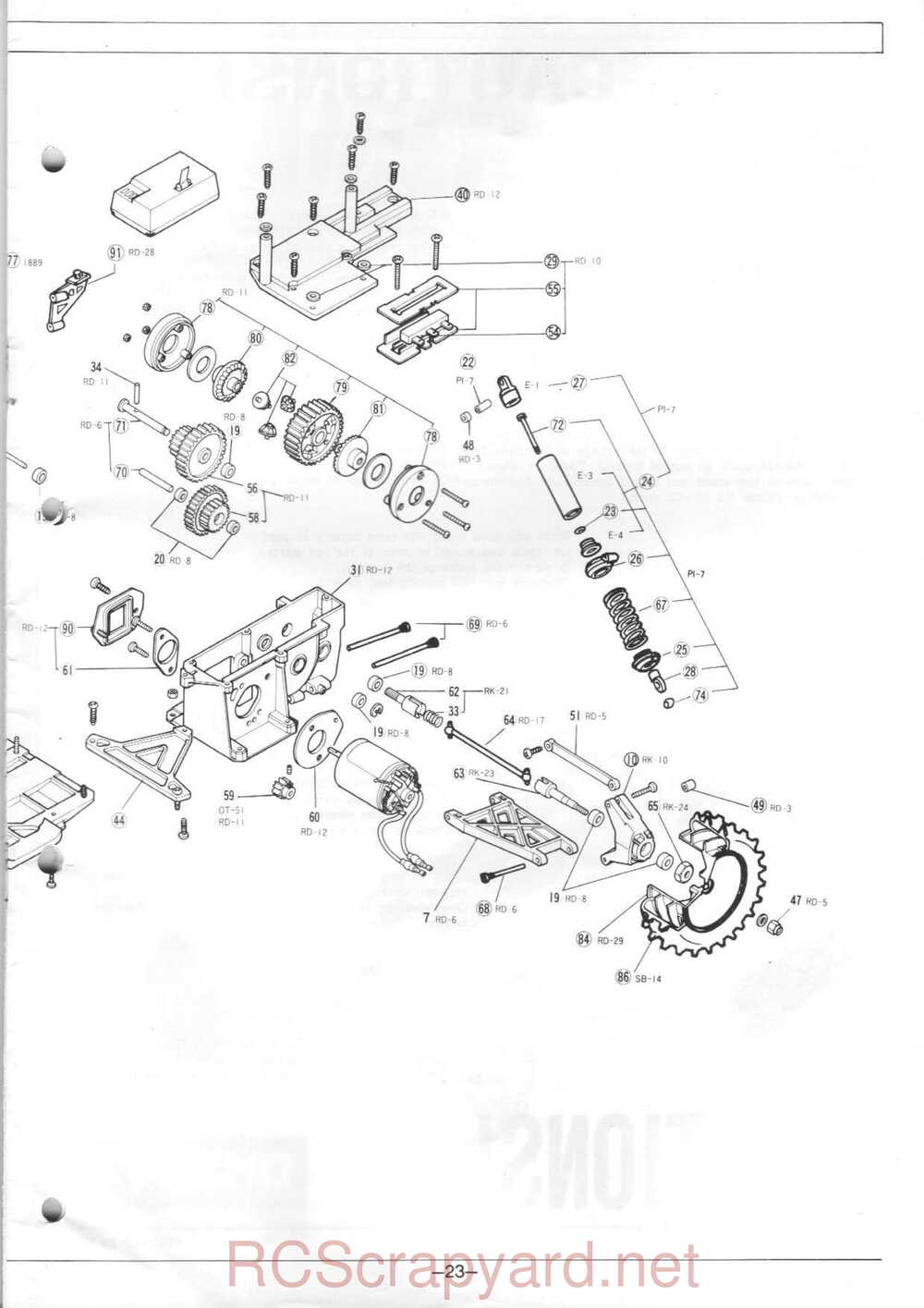 Kyosho - 3197 - Raider-Pro - Manual - Page 23