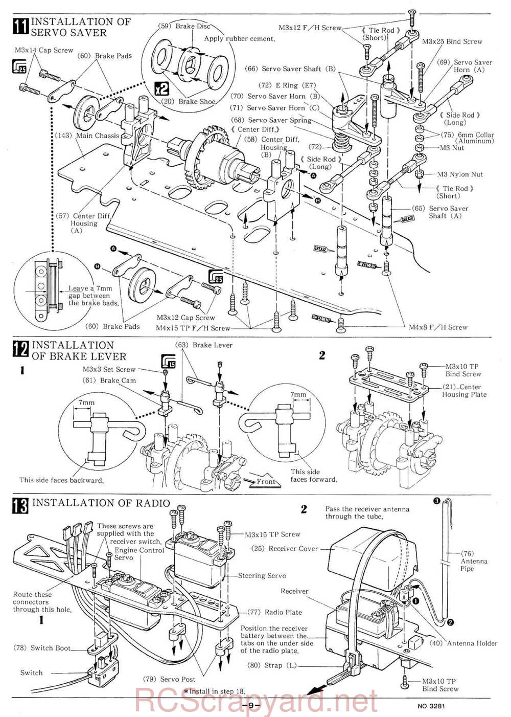 Kyosho - 3281 - Inferno-4WD - Manual - Page 09