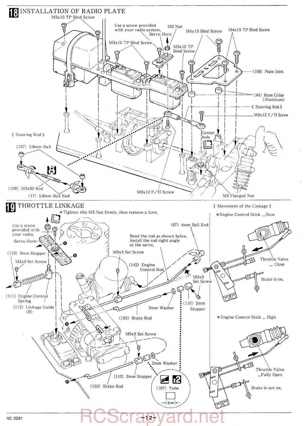 Kyosho - 3281 - Inferno-4WD - Manual - Page 12