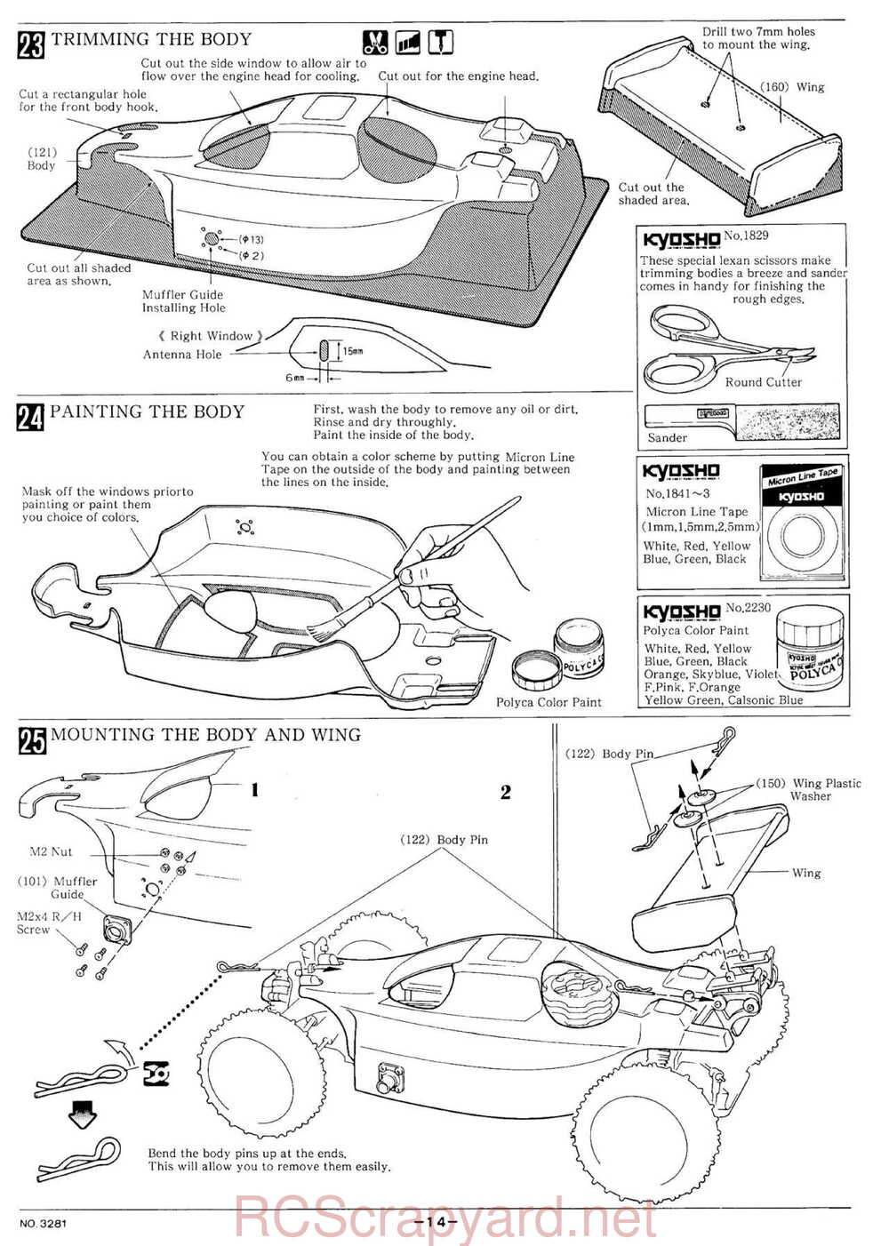 Kyosho - 3281 - Inferno-4WD - Manual - Page 14