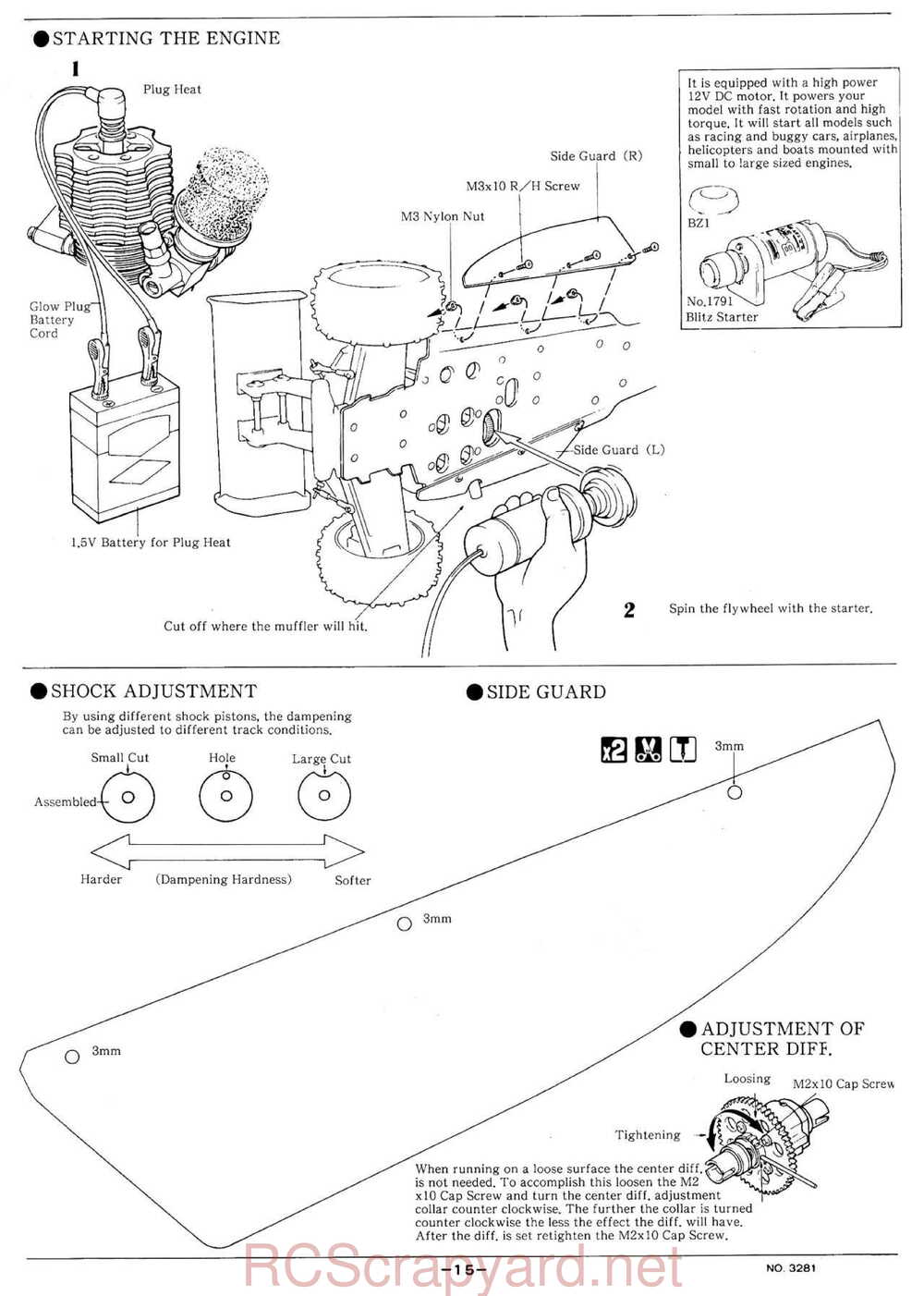 Kyosho - 3281 - Inferno-4WD - Manual - Page 15