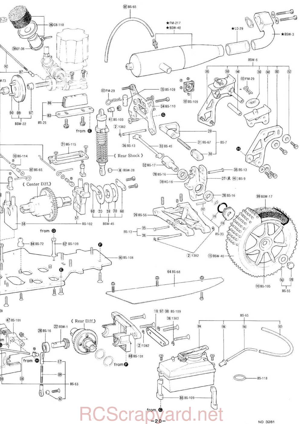 Kyosho - 3281 - Inferno-4WD - Manual - Page 20