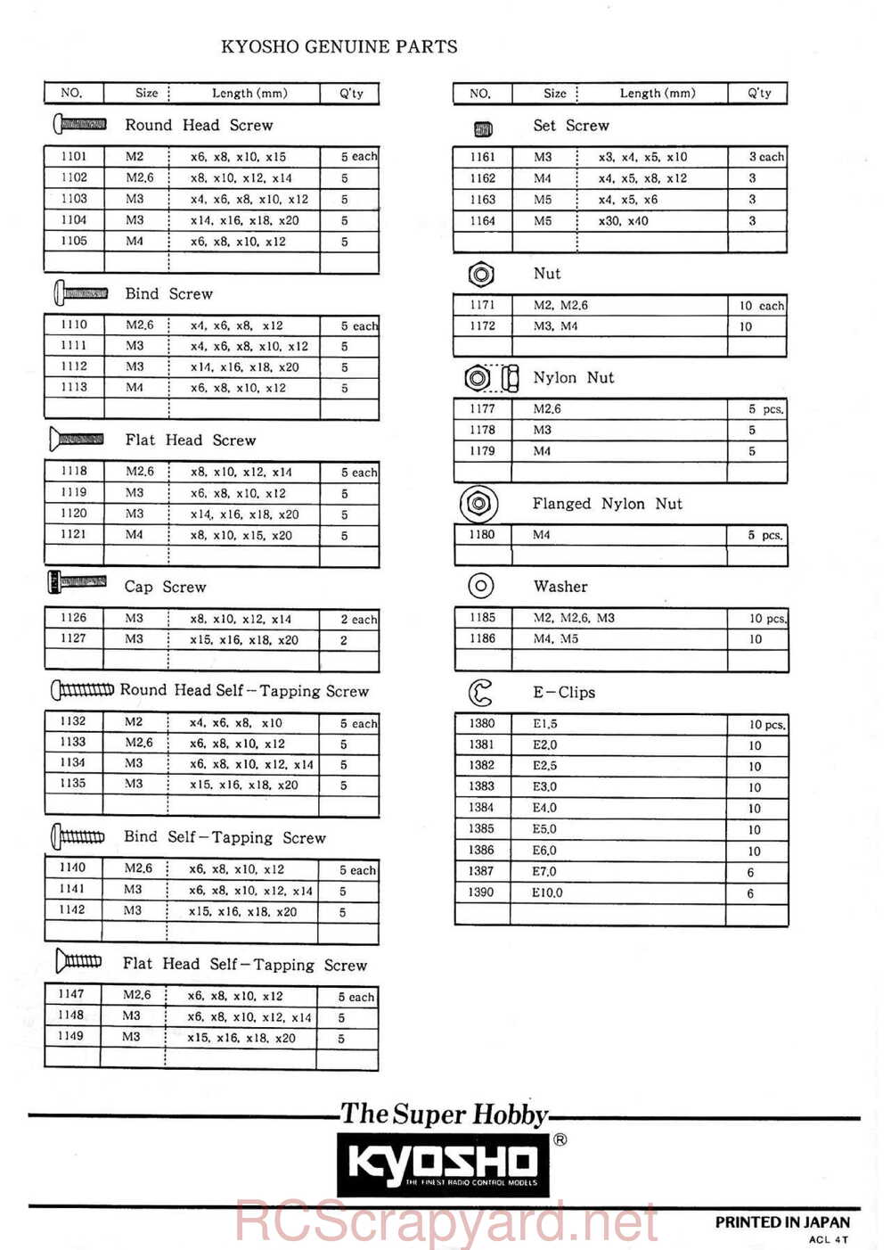 Kyosho - 3281 - Inferno-4WD - Manual - Page 22