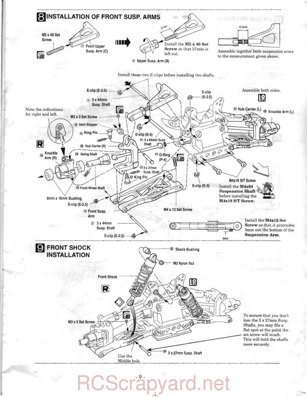 Kyosho - 3290 - Inferno-DX - Manual - Page 09