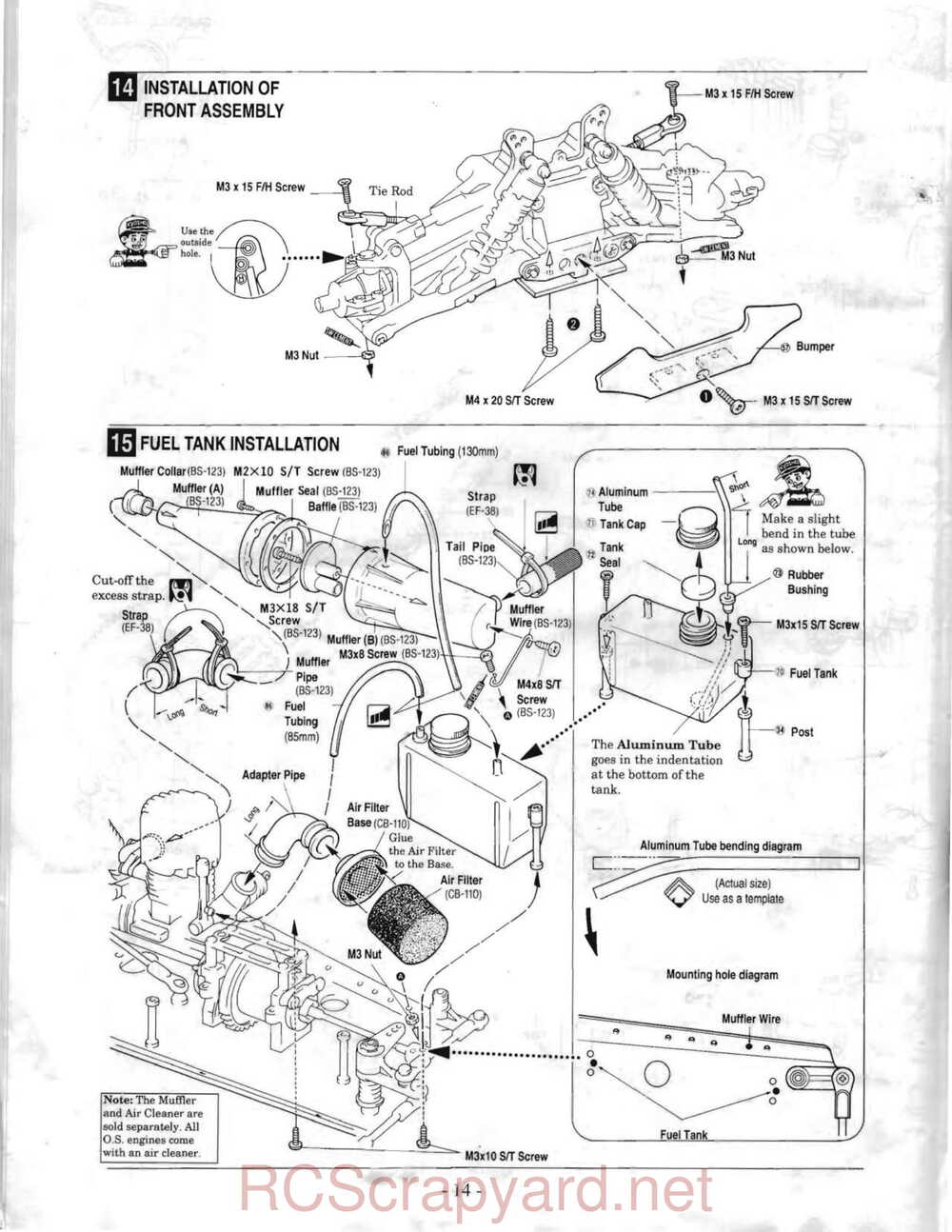 Kyosho - 3290 - Inferno-DX - Manual - Page 14