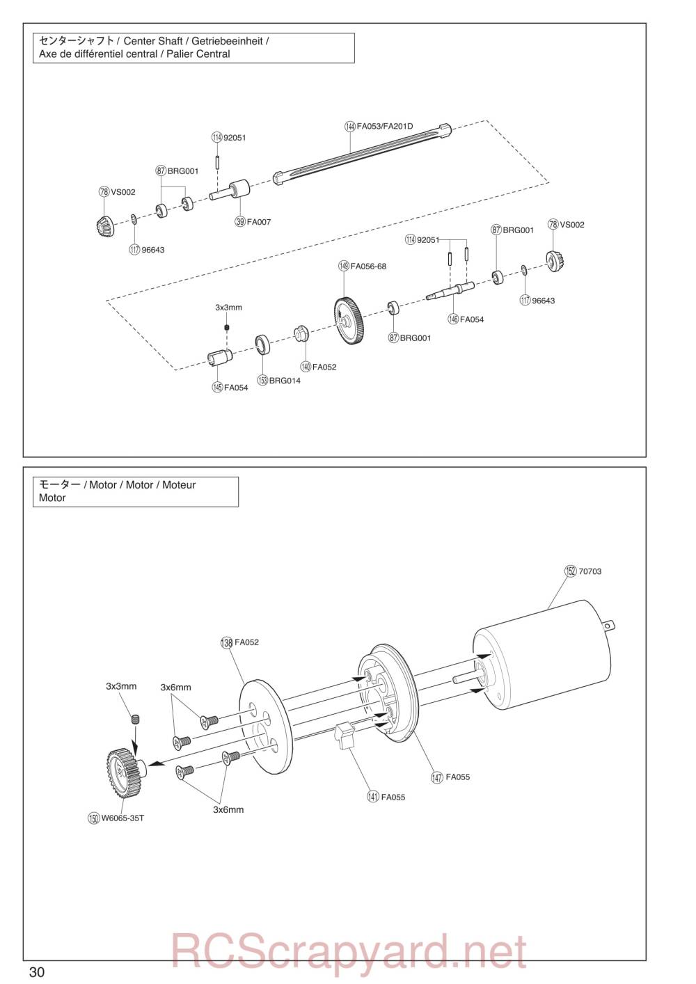 Kyosho EP Fazer Drift - 34061T1 - Exploded View - Page 4