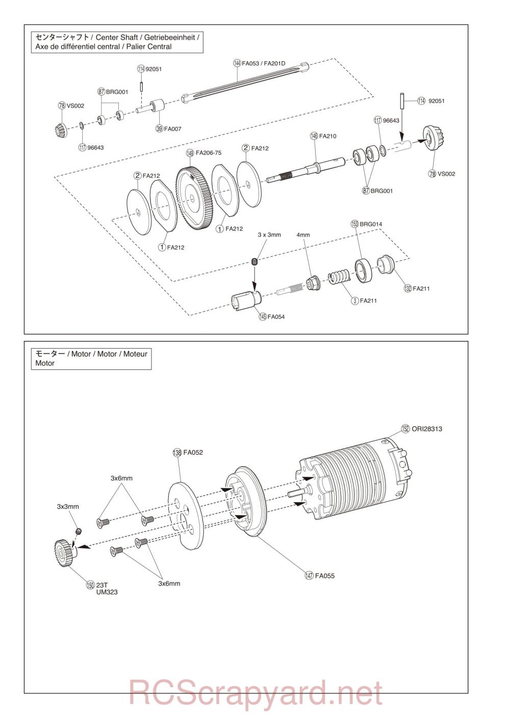 Kyosho Mad Bug VEi - 34354T3 - Exploded View - Page 4