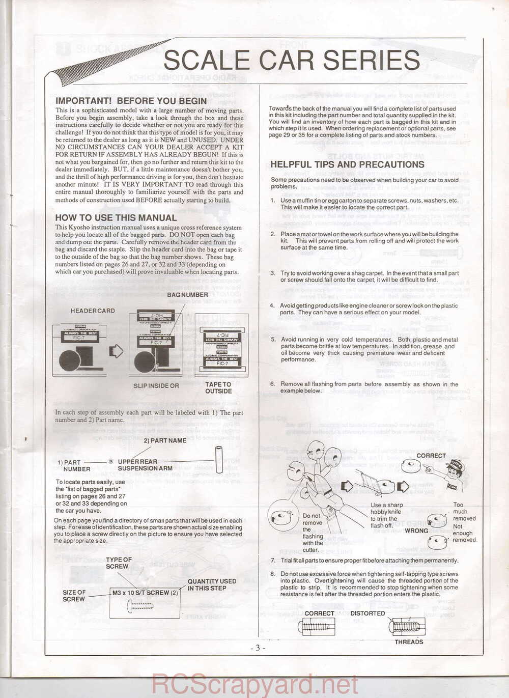 Kyosho - 4251 4252 4255 - Scale-Car-Series - Manual - Page 03