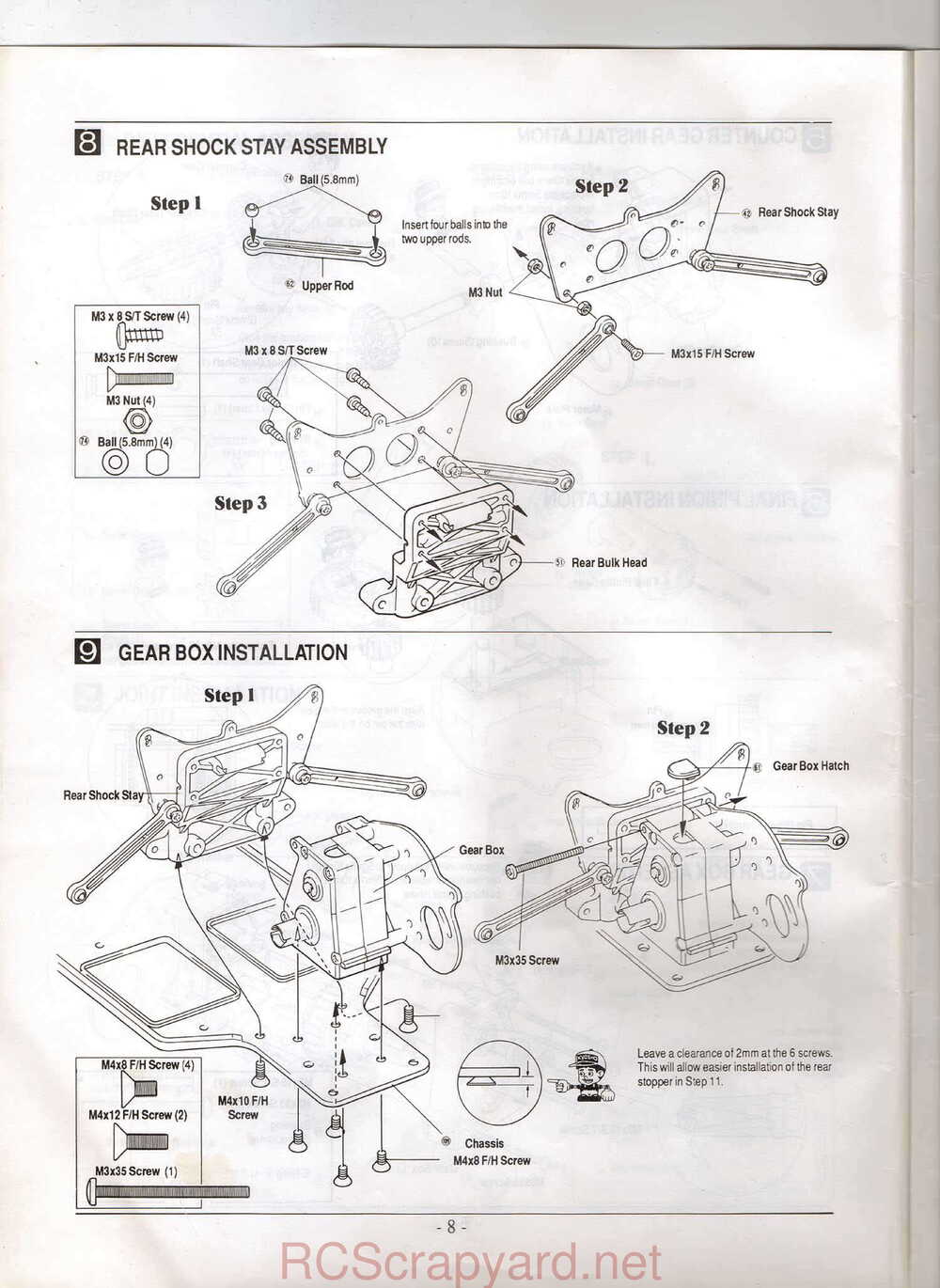 Kyosho - 4251 4252 4255 - Scale-Car-Series - Manual - Page 08