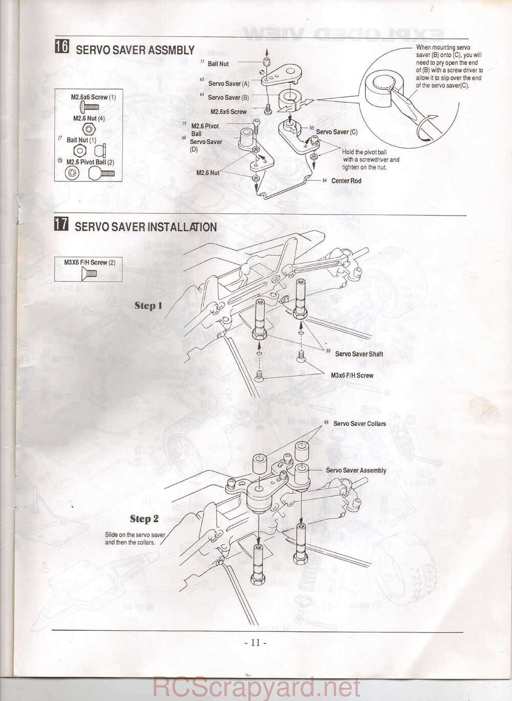 Kyosho - 4251 4252 4255 - Scale-Car-Series - Manual - Page 11