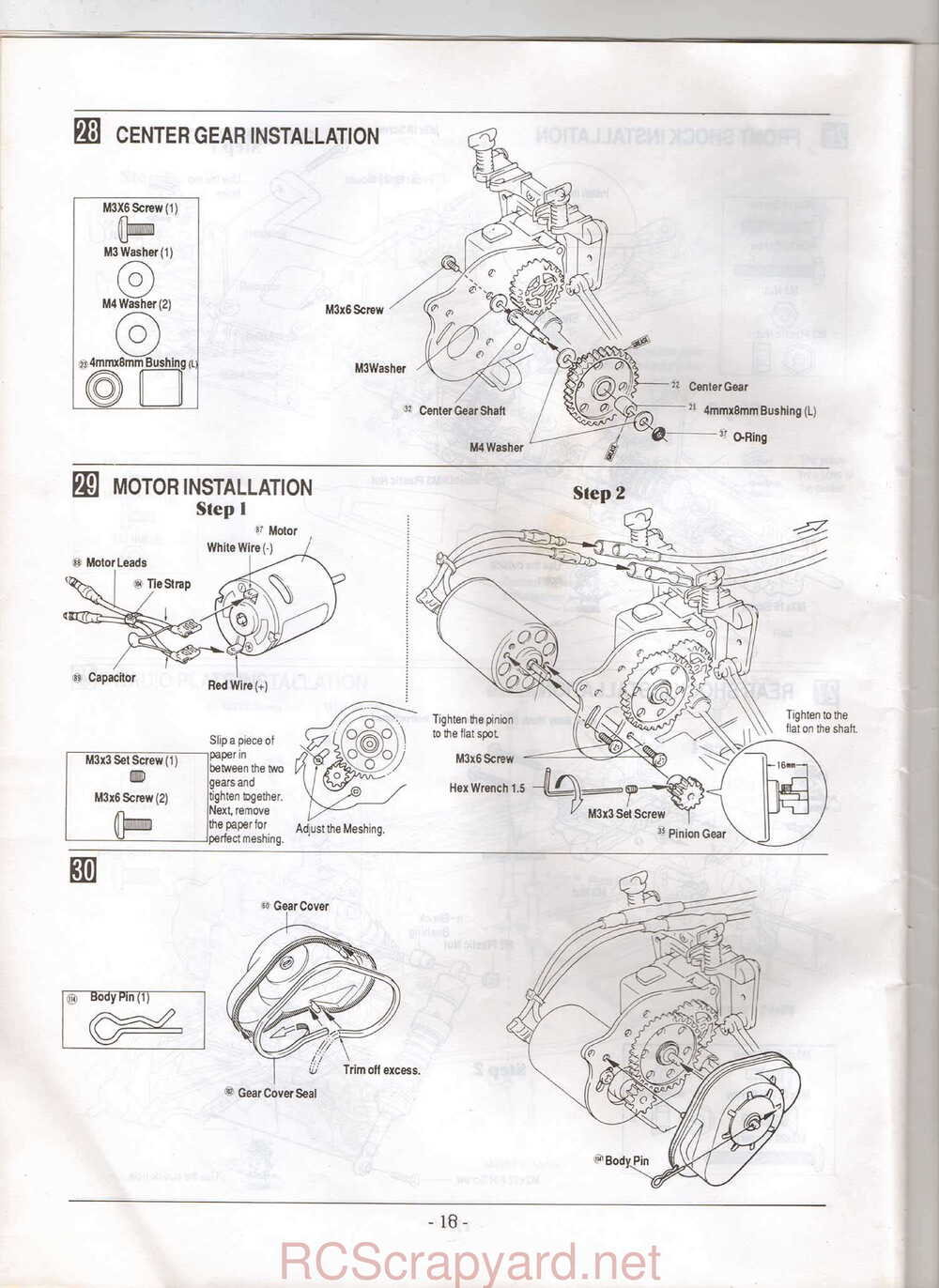 Kyosho - 4251 4252 4255 - Scale-Car-Series - Manual - Page 18