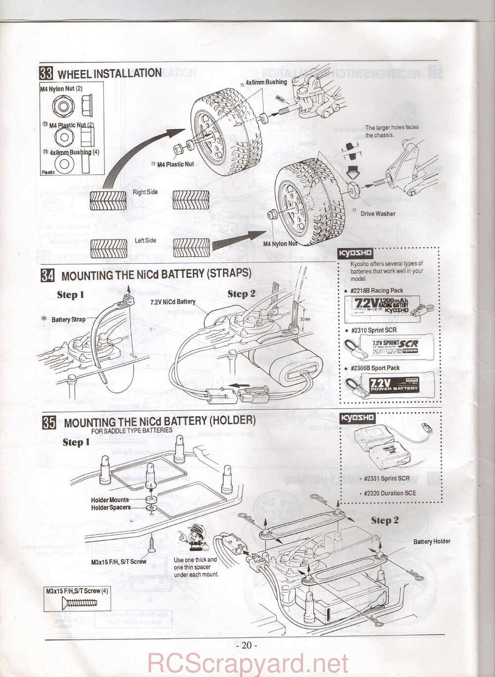 Kyosho - 4251 4252 4255 - Scale-Car-Series - Manual - Page 20