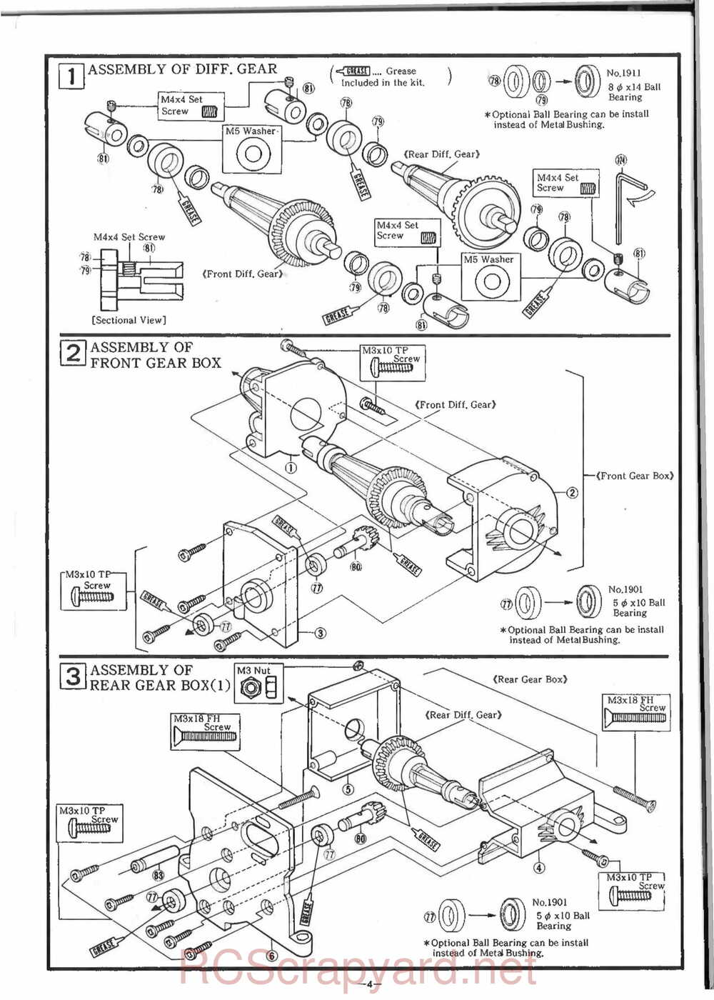 Kyosho - 4253 4260 - Scale-Car-Series - Manual - Page 04