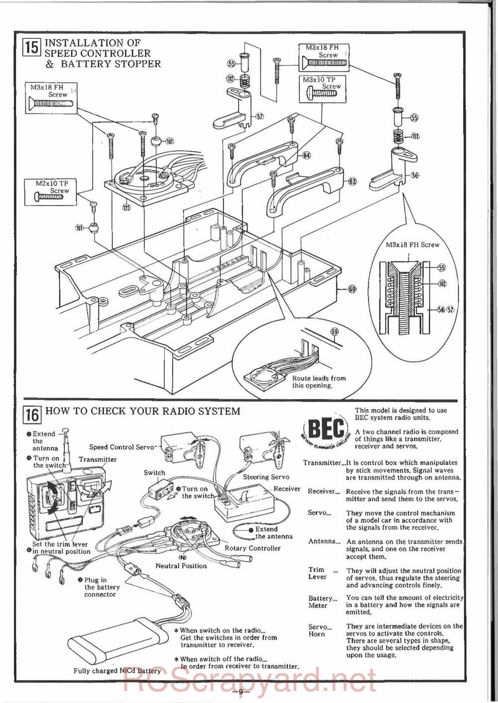 Kyosho - 4253 4260 - Scale-Car-Series - Manual - Page 09