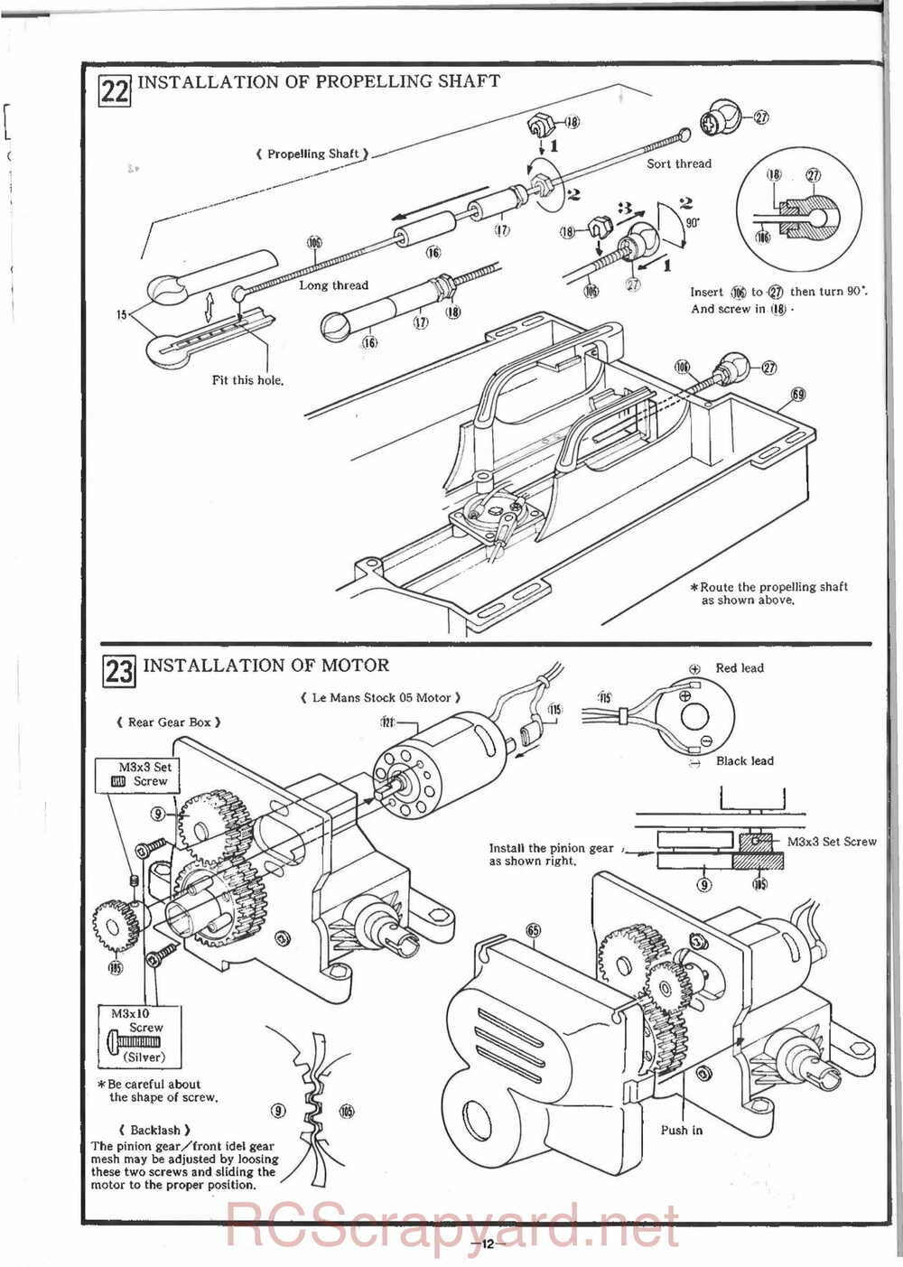 Kyosho - 4253 4260 - Scale-Car-Series - Manual - Page 12