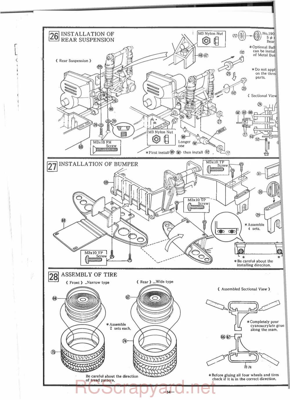 Kyosho - 4253 4260 - Scale-Car-Series - Manual - Page 14