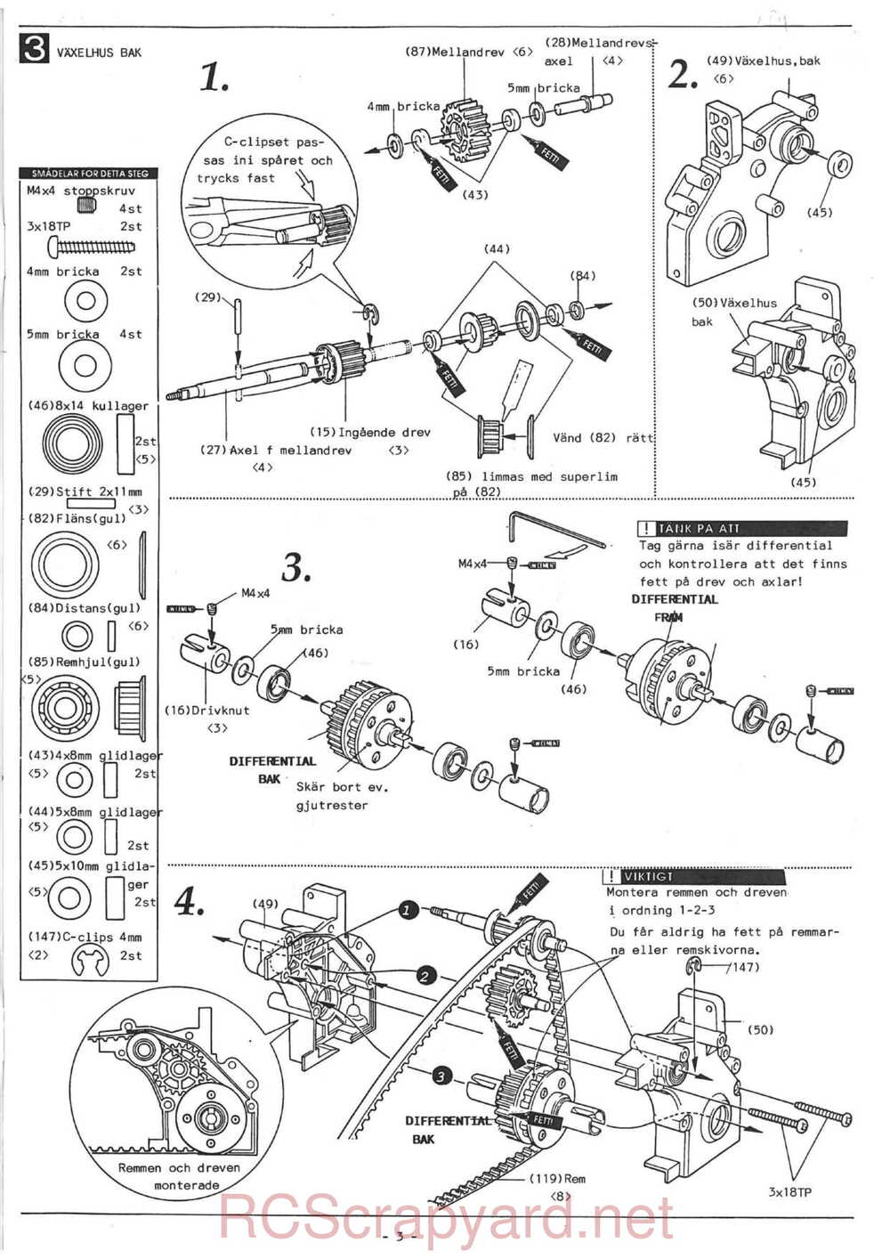 Kyosho - 4257 4258 - Scale Car Series  - Manual - Page 03