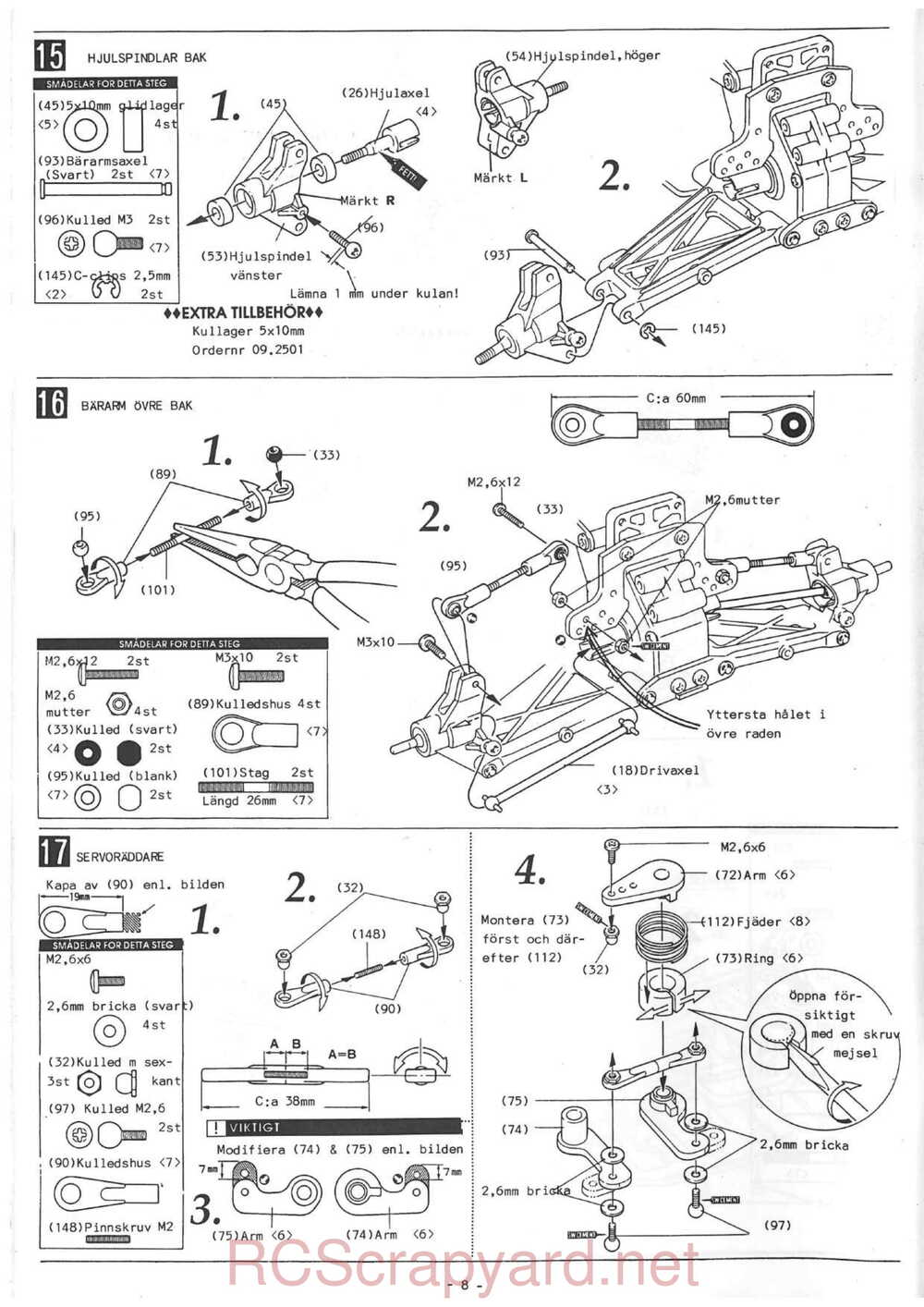 Kyosho - 4257 4258 - Scale Car Series  - Manual - Page 08