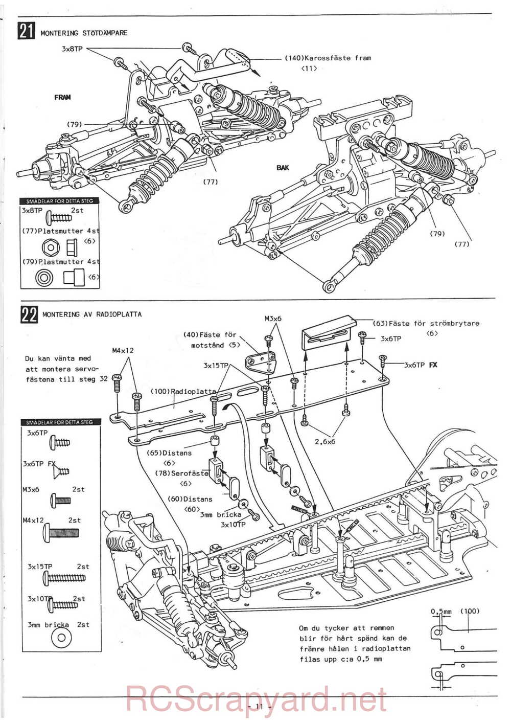 Kyosho - 4257 4258 - Scale Car Series  - Manual - Page 11