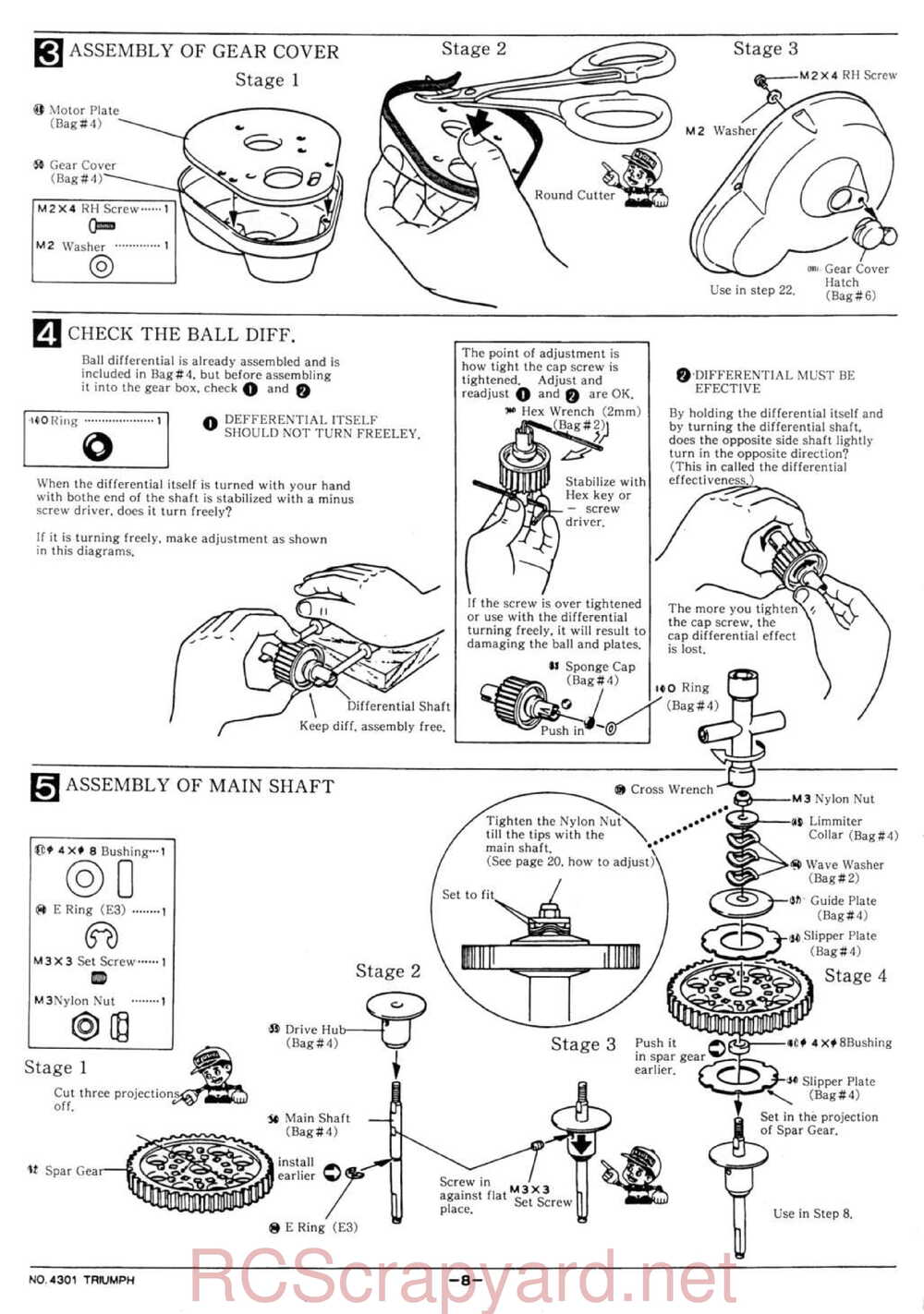 Kyosho - 4301 - Triumph - Manual - Page 08