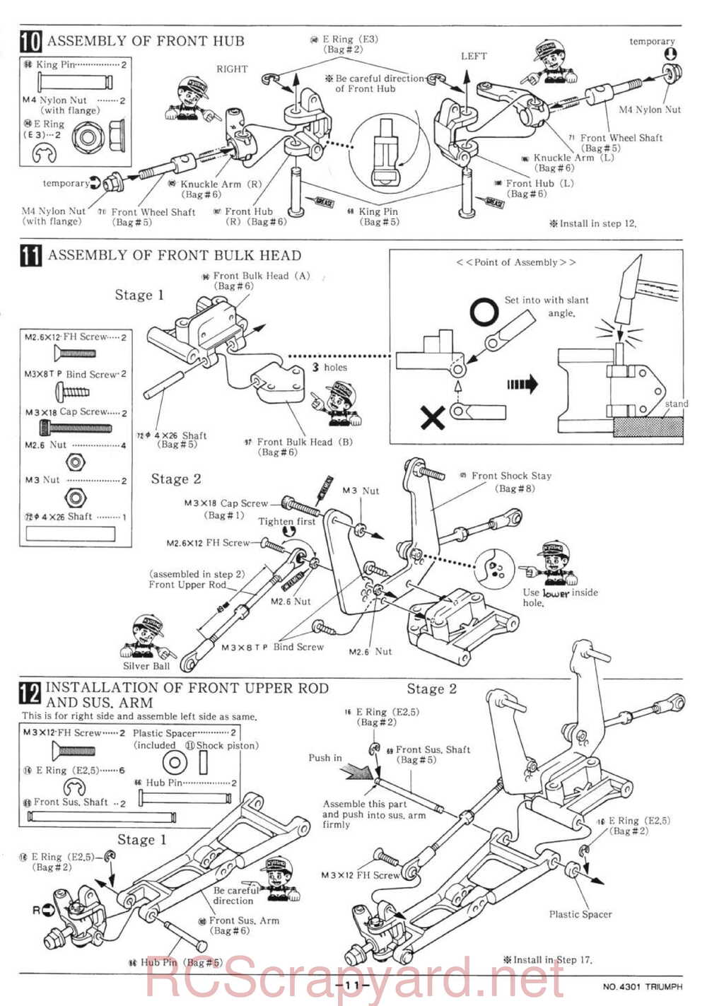 Kyosho - 4301 - Triumph - Manual - Page 11