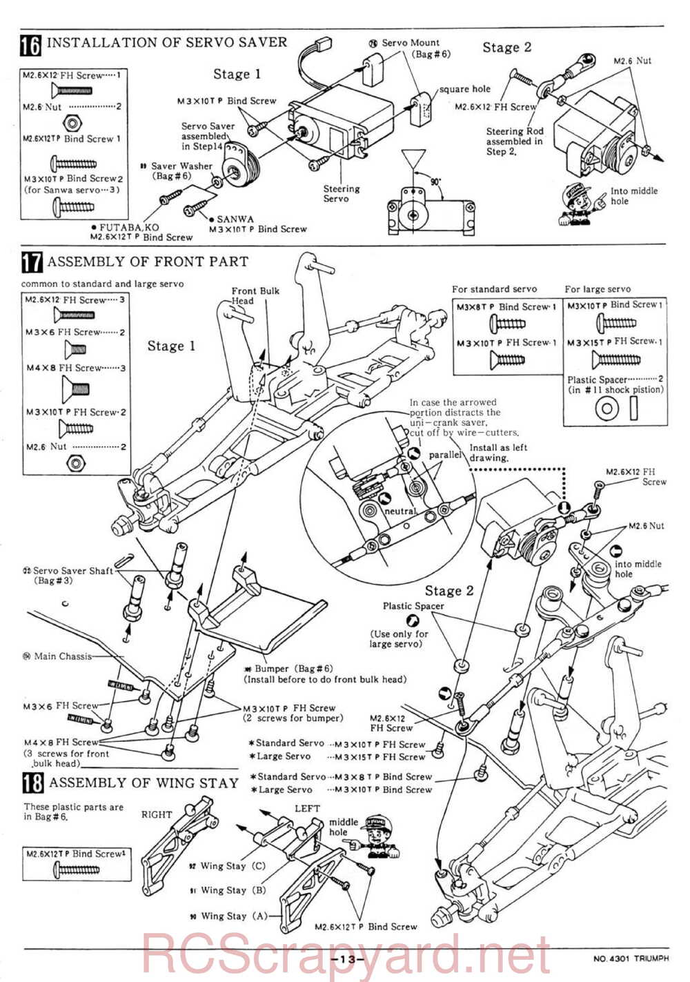 Kyosho - 4301 - Triumph - Manual - Page 13