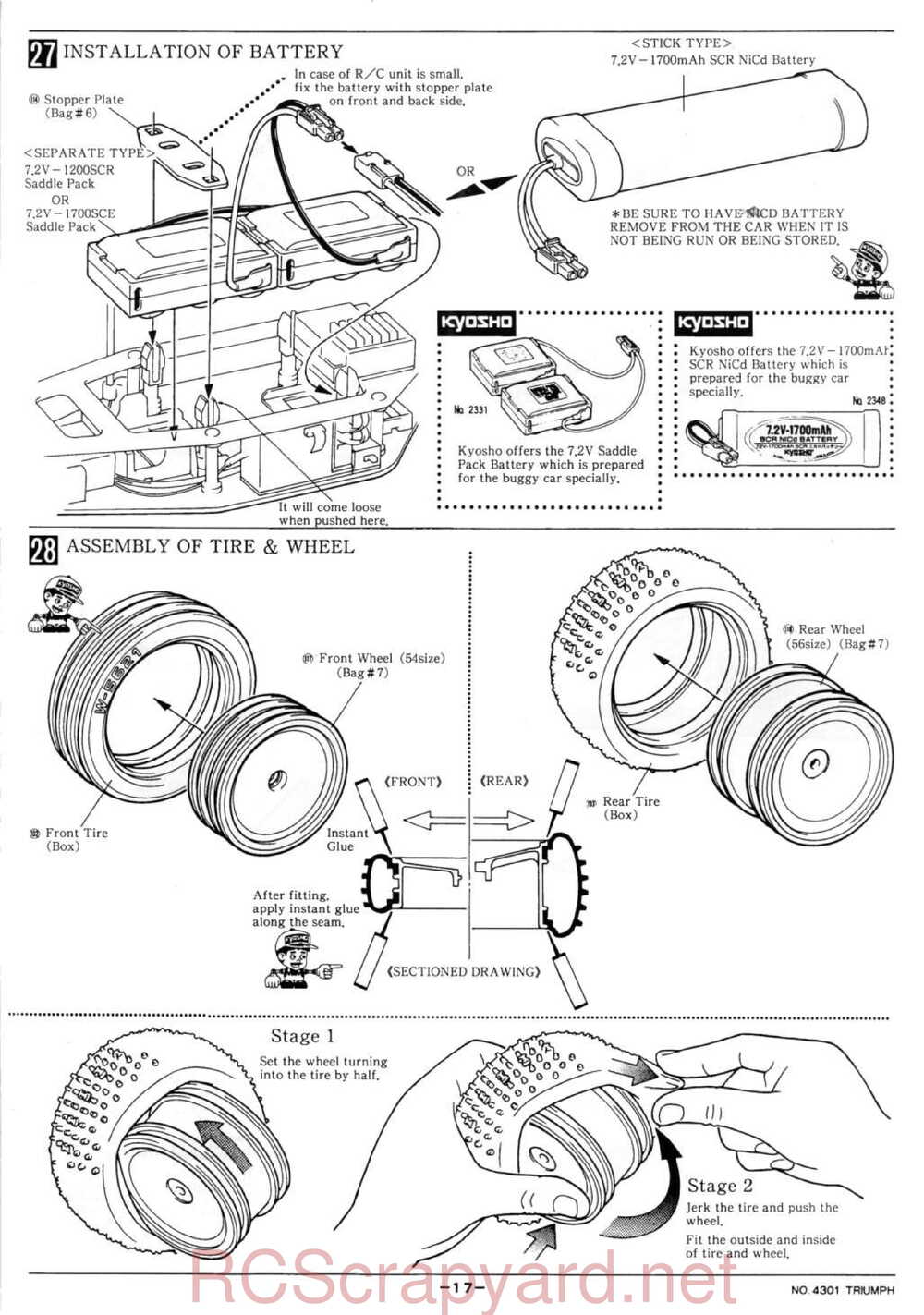 Kyosho - 4301 - Triumph - Manual - Page 17